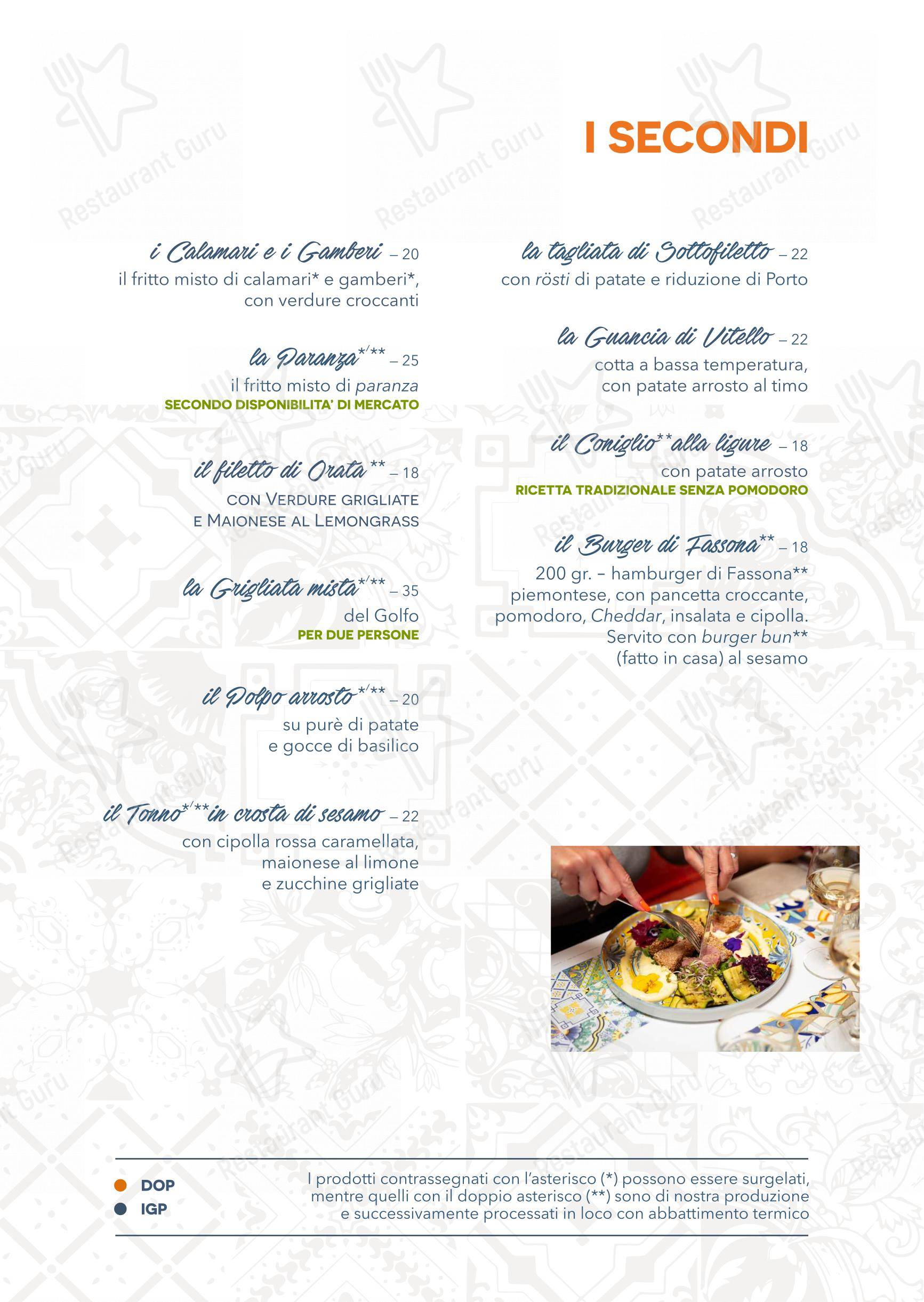 Clapsy Alassio in Alassio - Menu