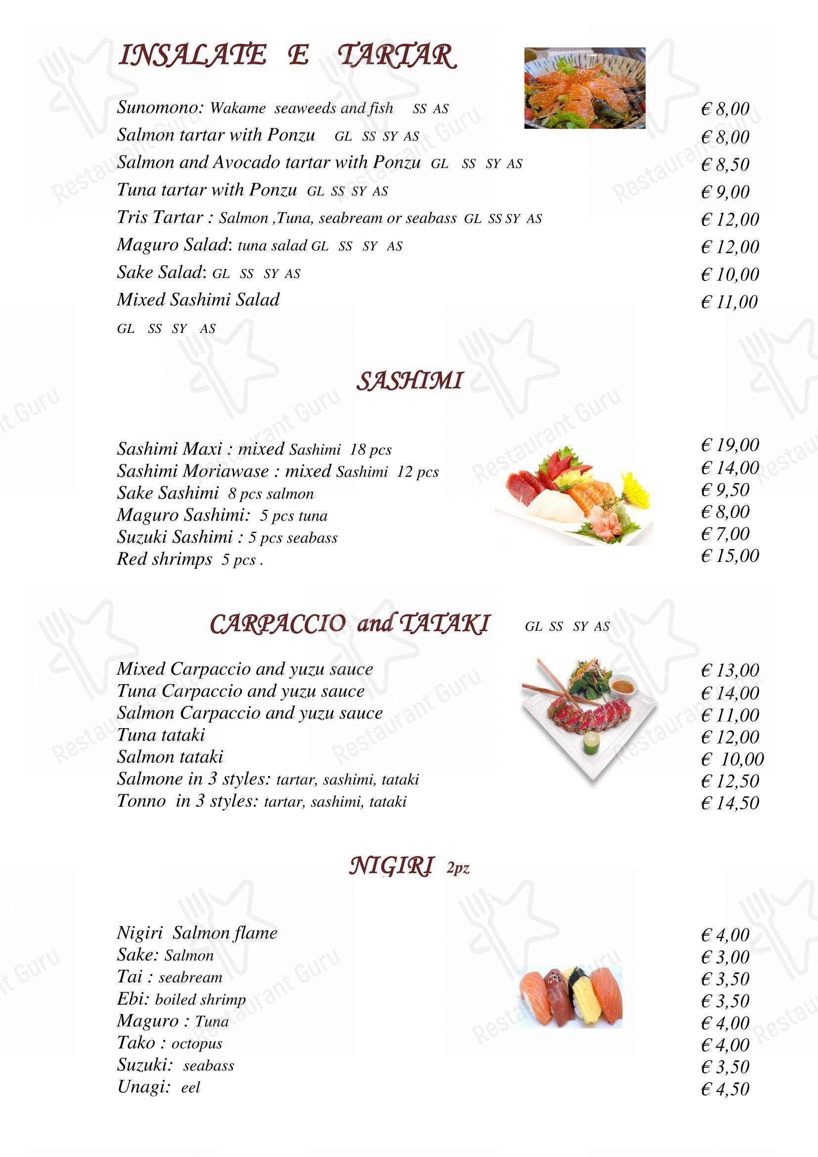 Menu di Città del Drago - 菜单