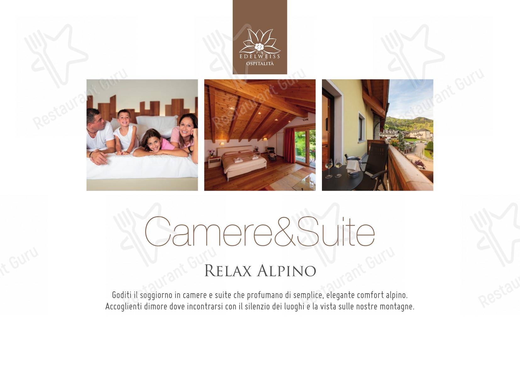 Albergo Ristorante Edelweiss - Larespa in Crodo - 菜单