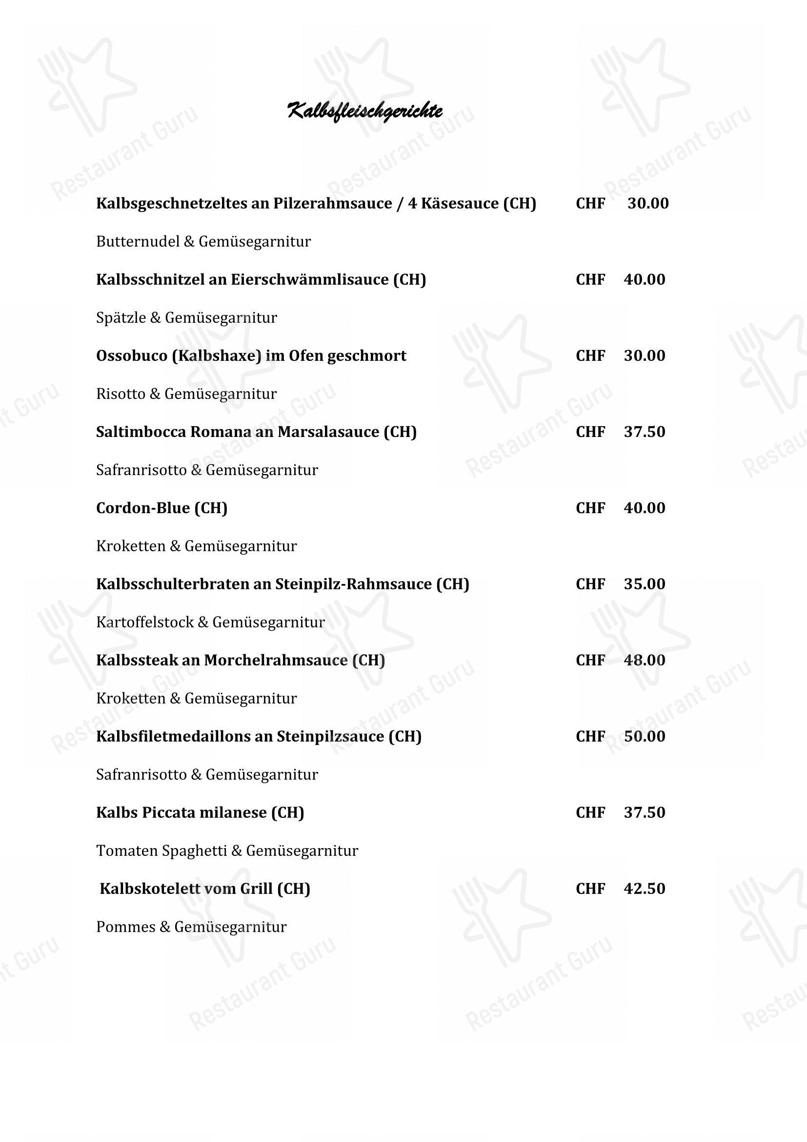Menu di La Piazza - Коктейльная карта
