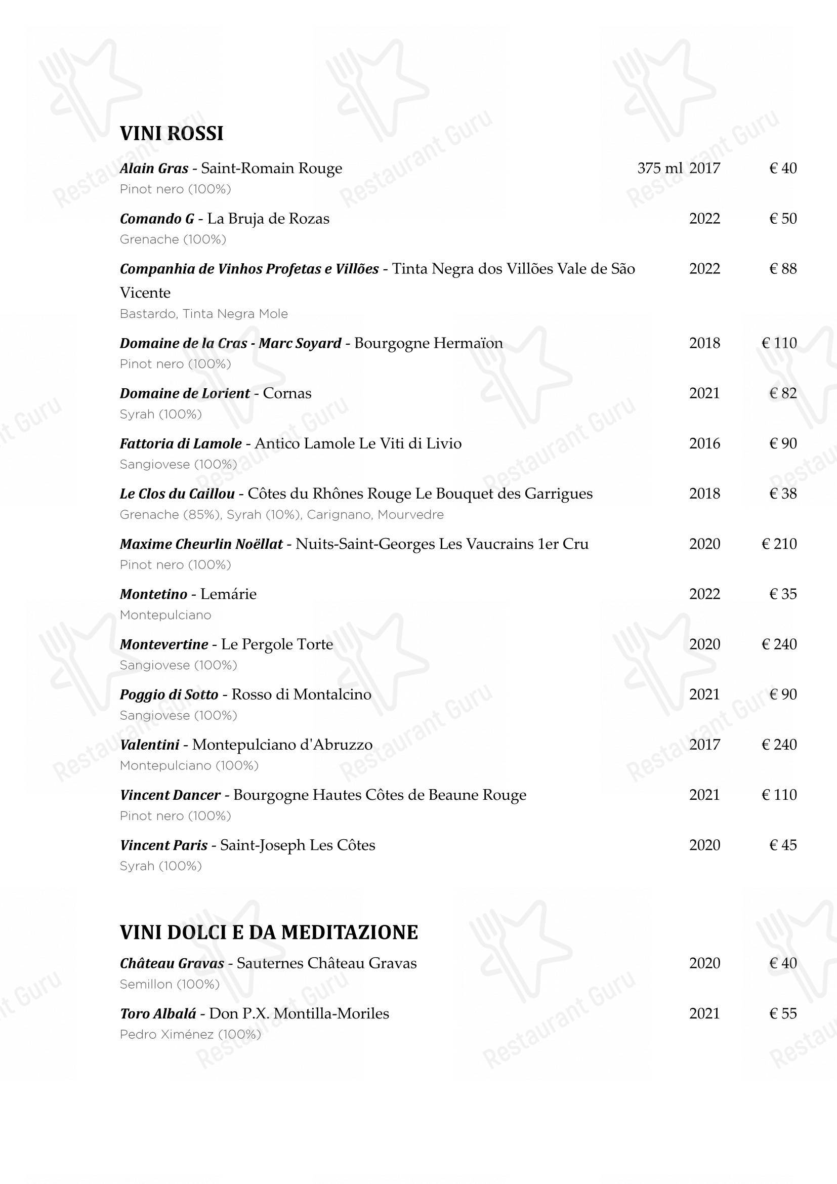 菜单 per La Piola ristorante