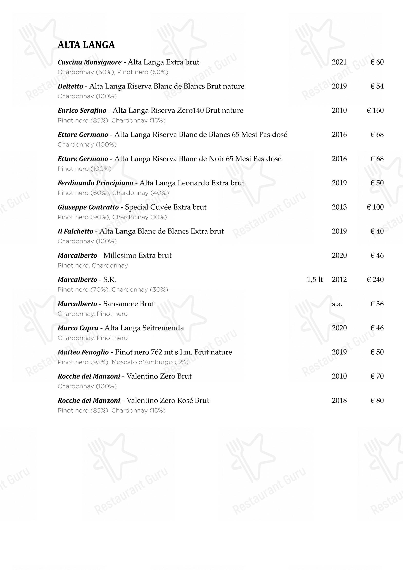 La Piola in Alba - 菜单