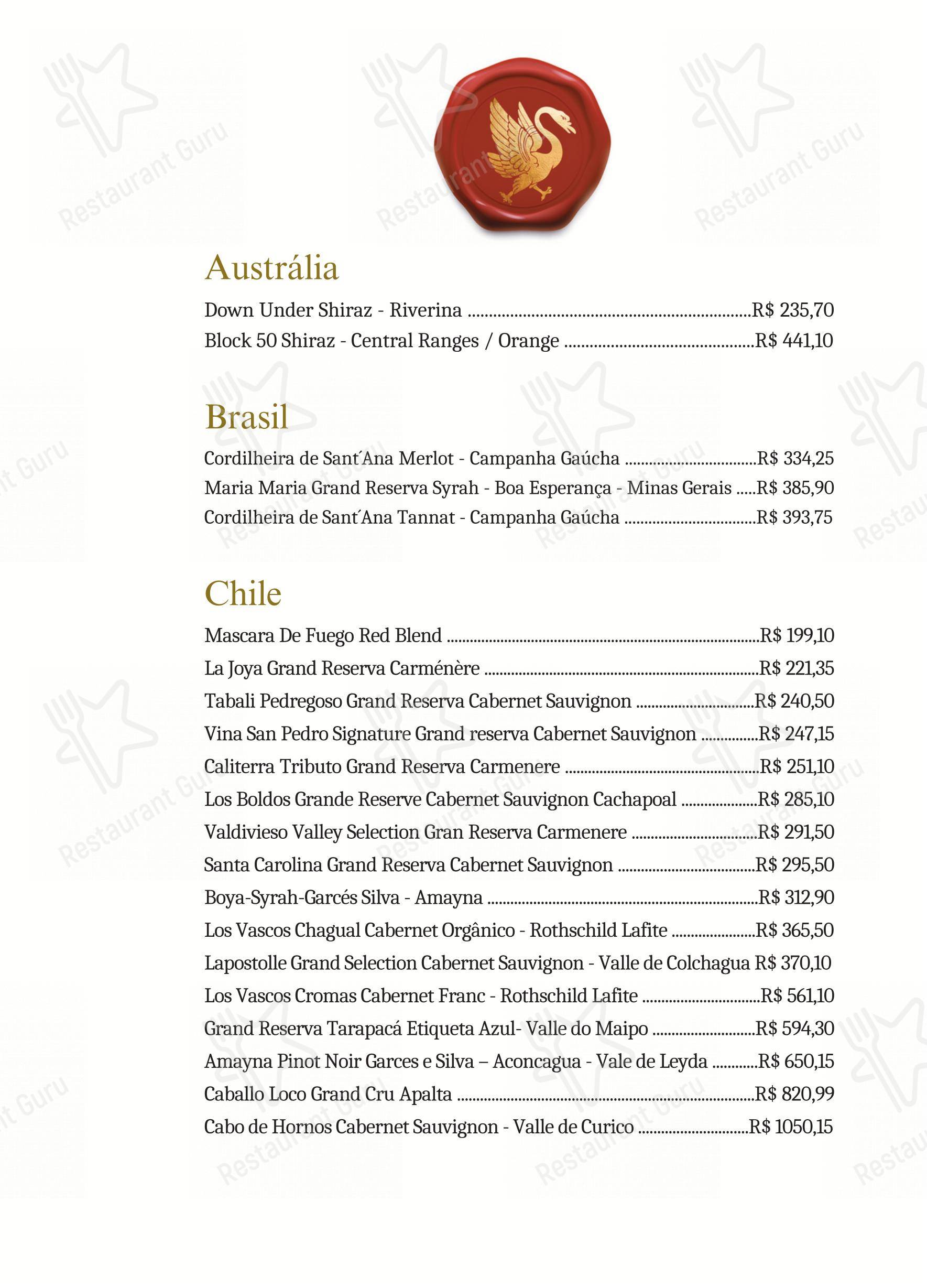 Ludwig Restaurant - Основное меню