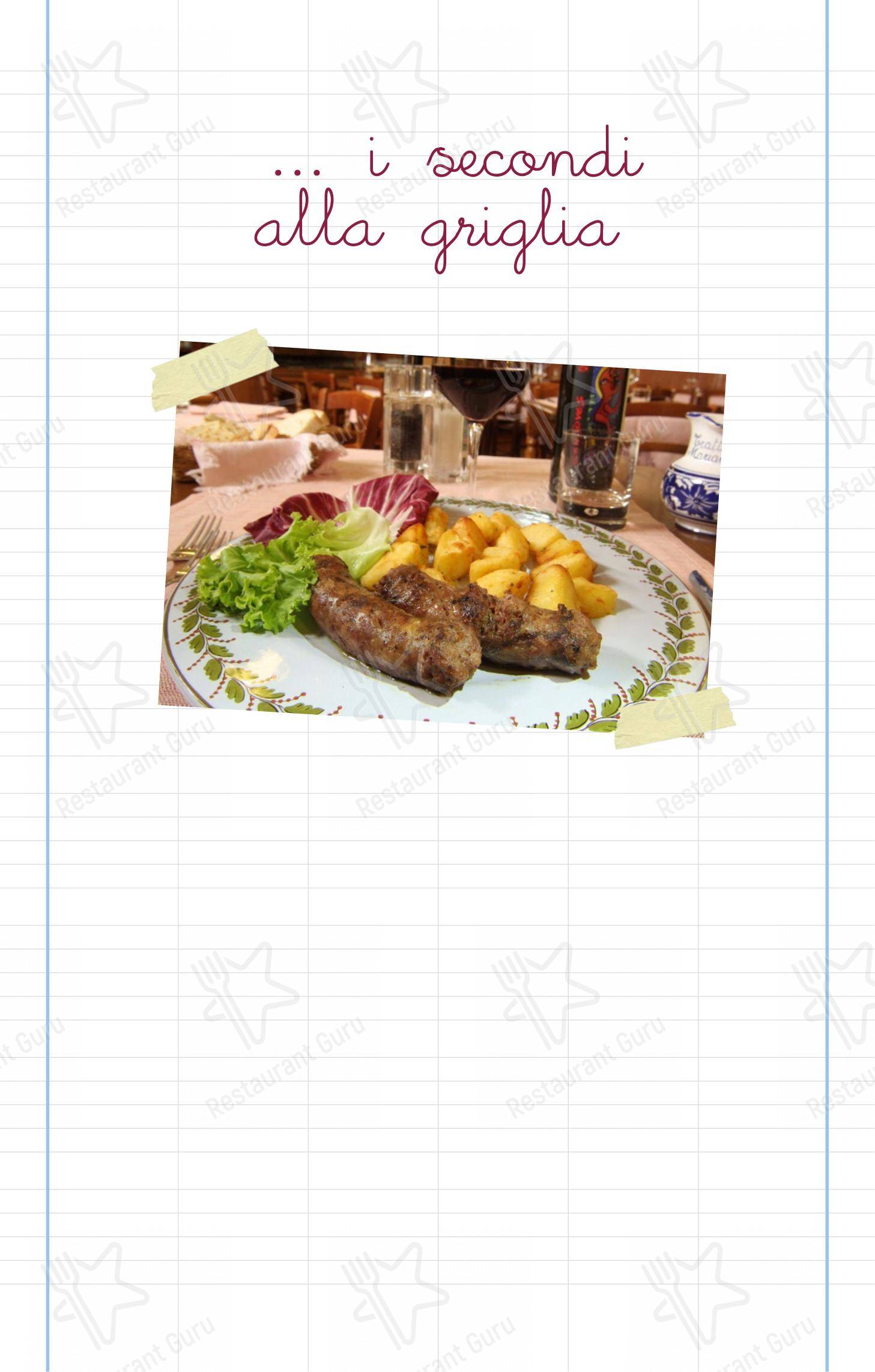 Menu per Marianaza in Faenza