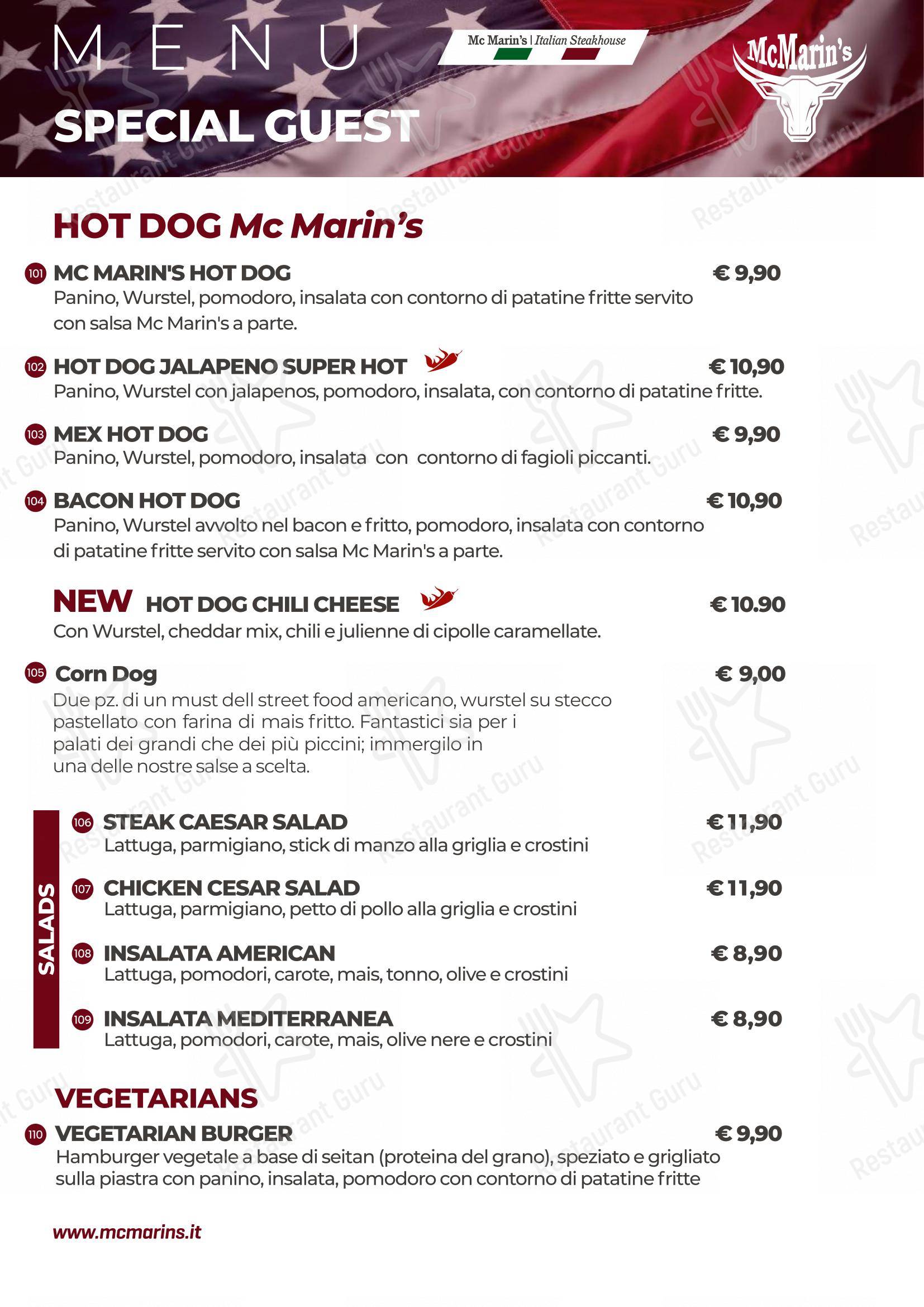 La Locanda Del Drago in Terni - Menu