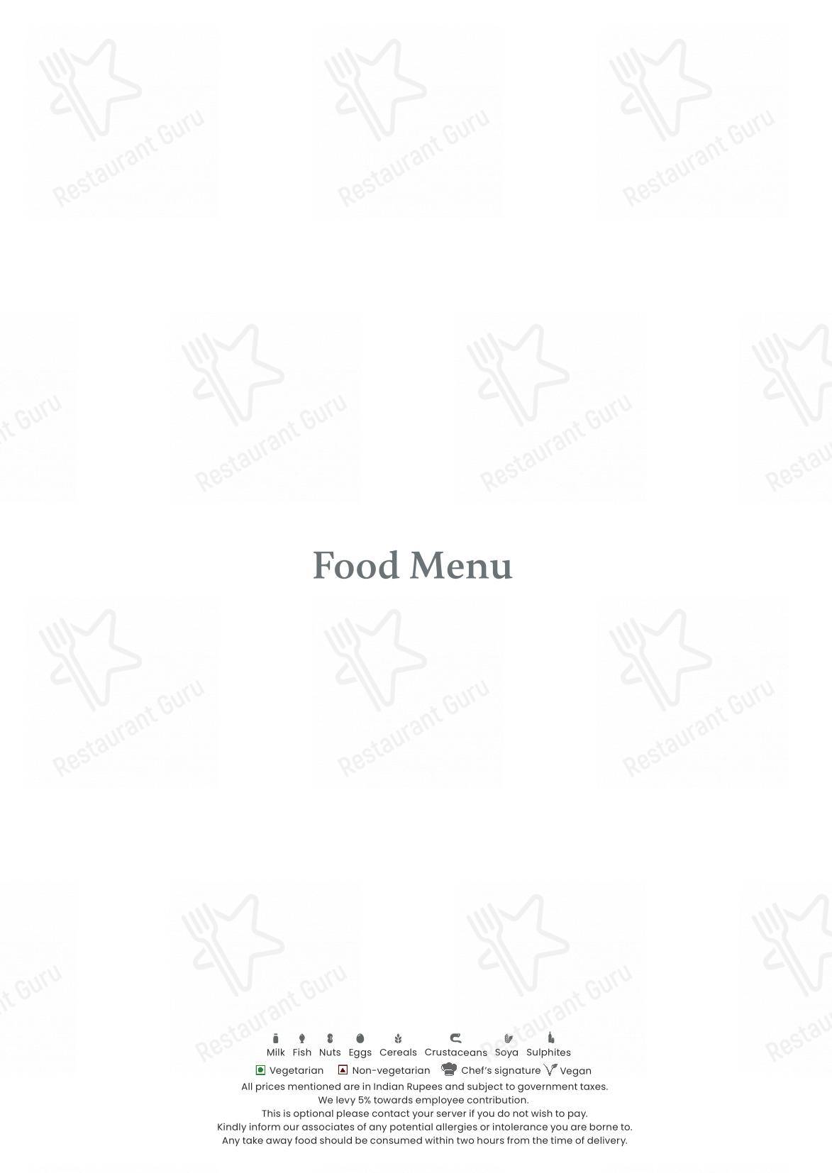 Neer in Bengaluru - Wine Menu