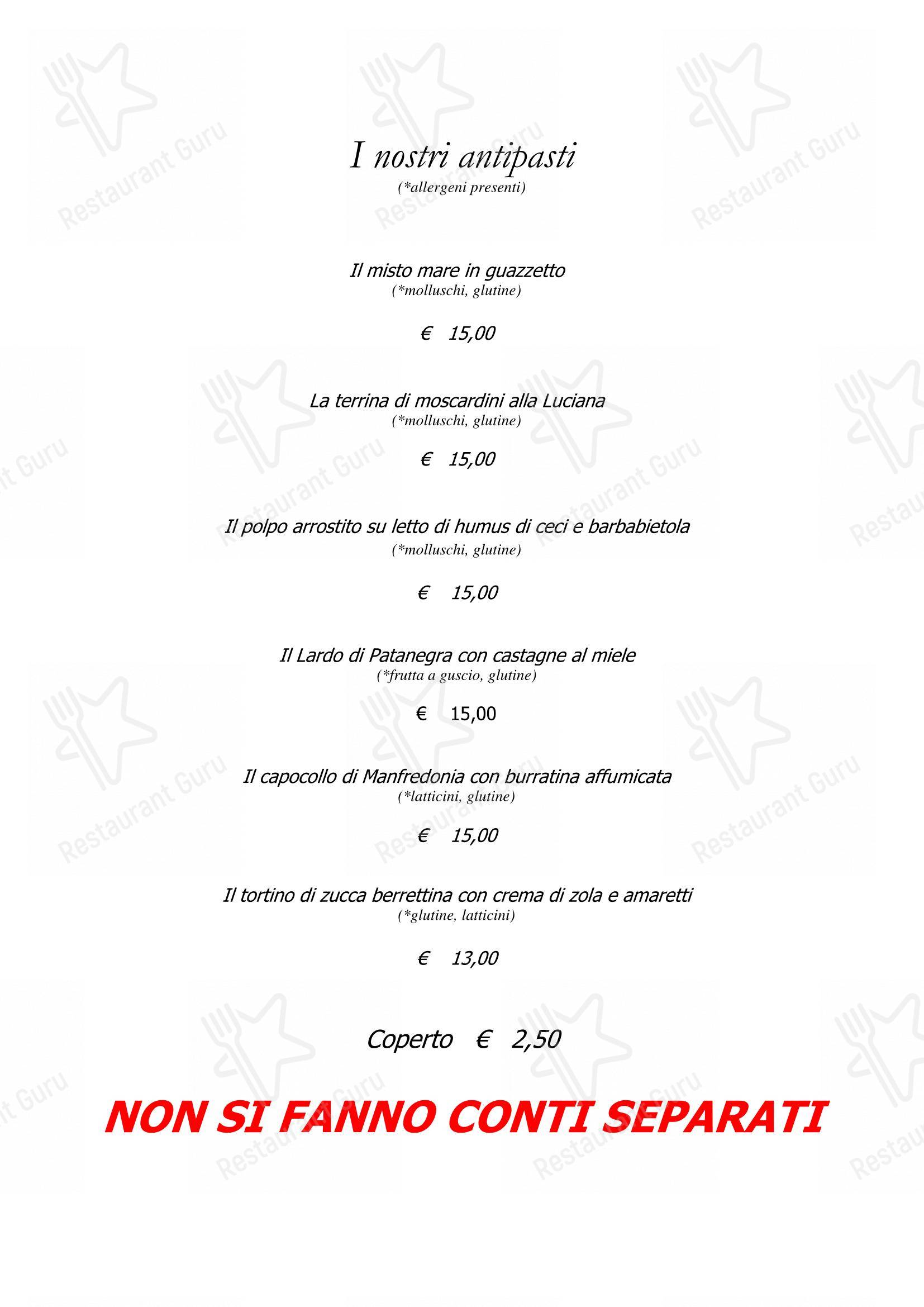 Menu per Ponte Rosso in Voghera