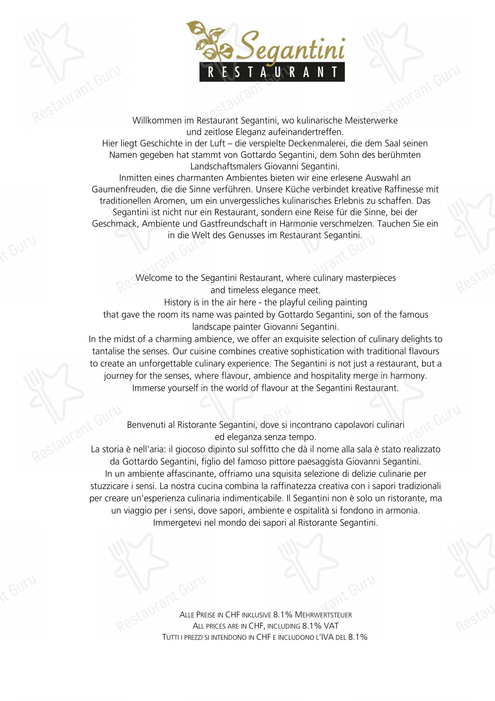 Menu per Restaurant Acla ristorante