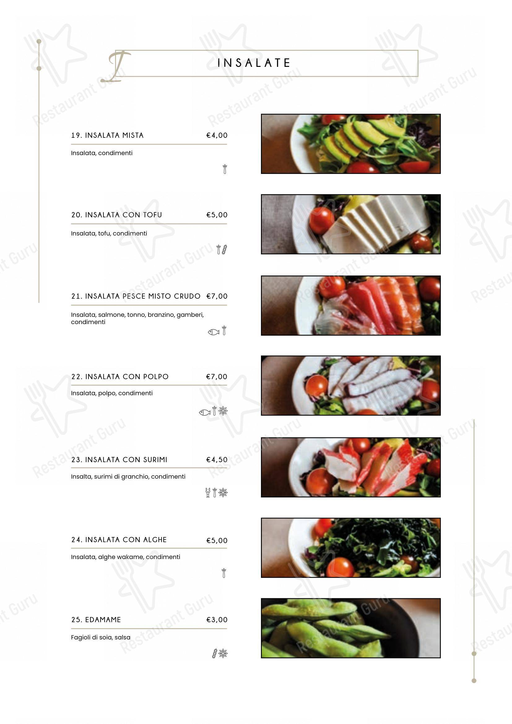 Menu bar per Ristorante Miyako ristorante