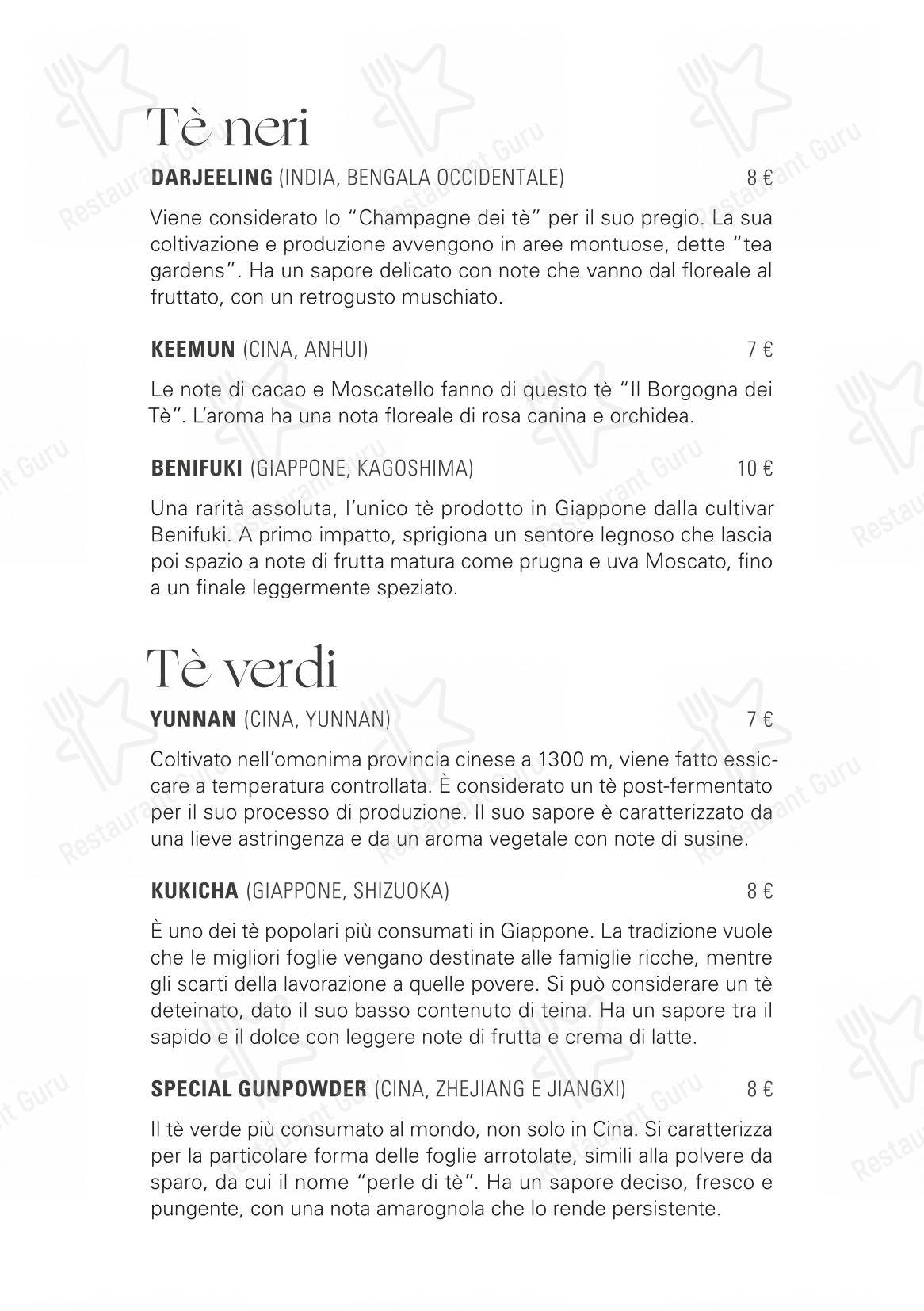 Menu per Ristorante Opera ristorante