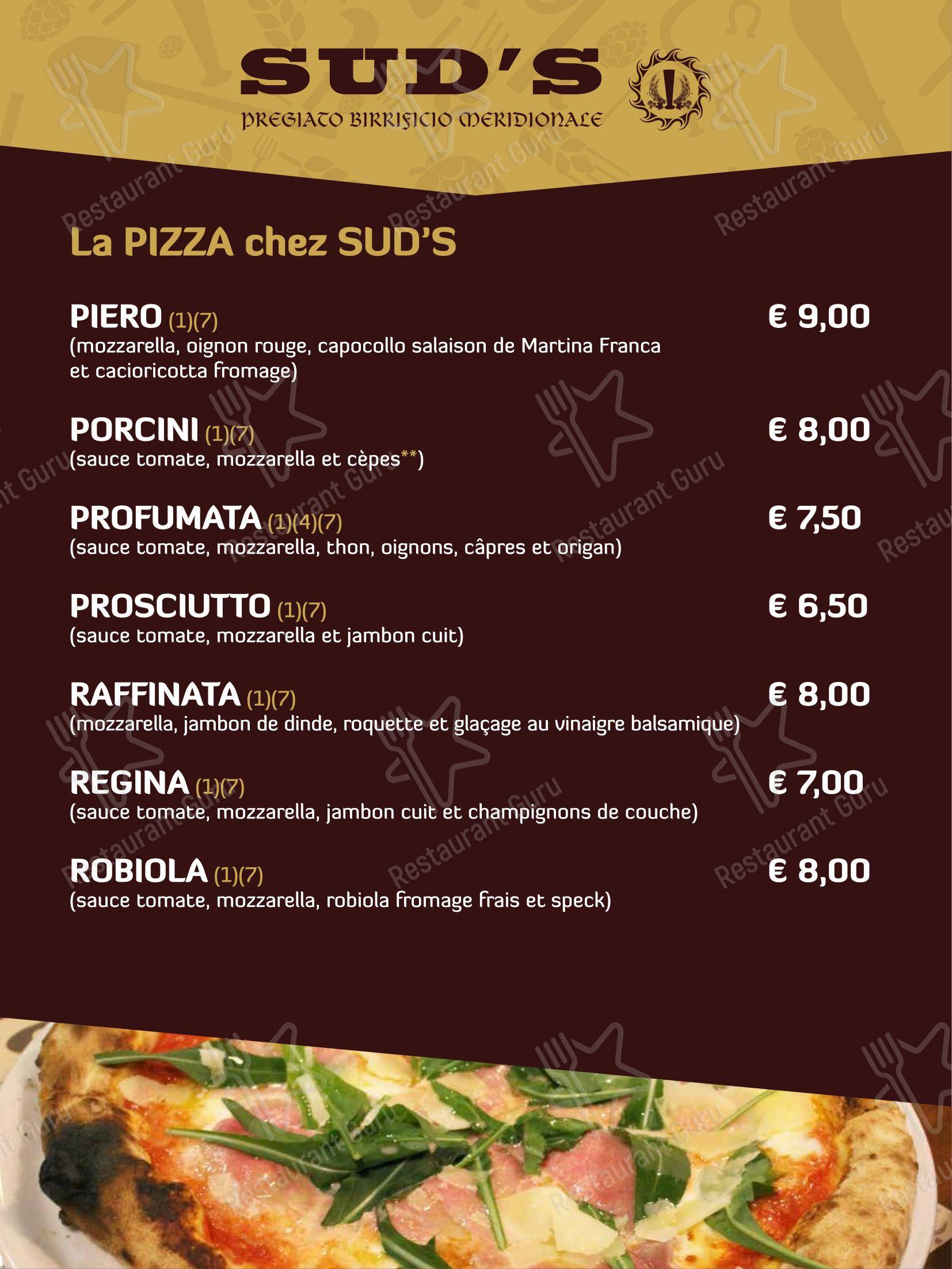 Коктейльная карта per Sud's in Noci