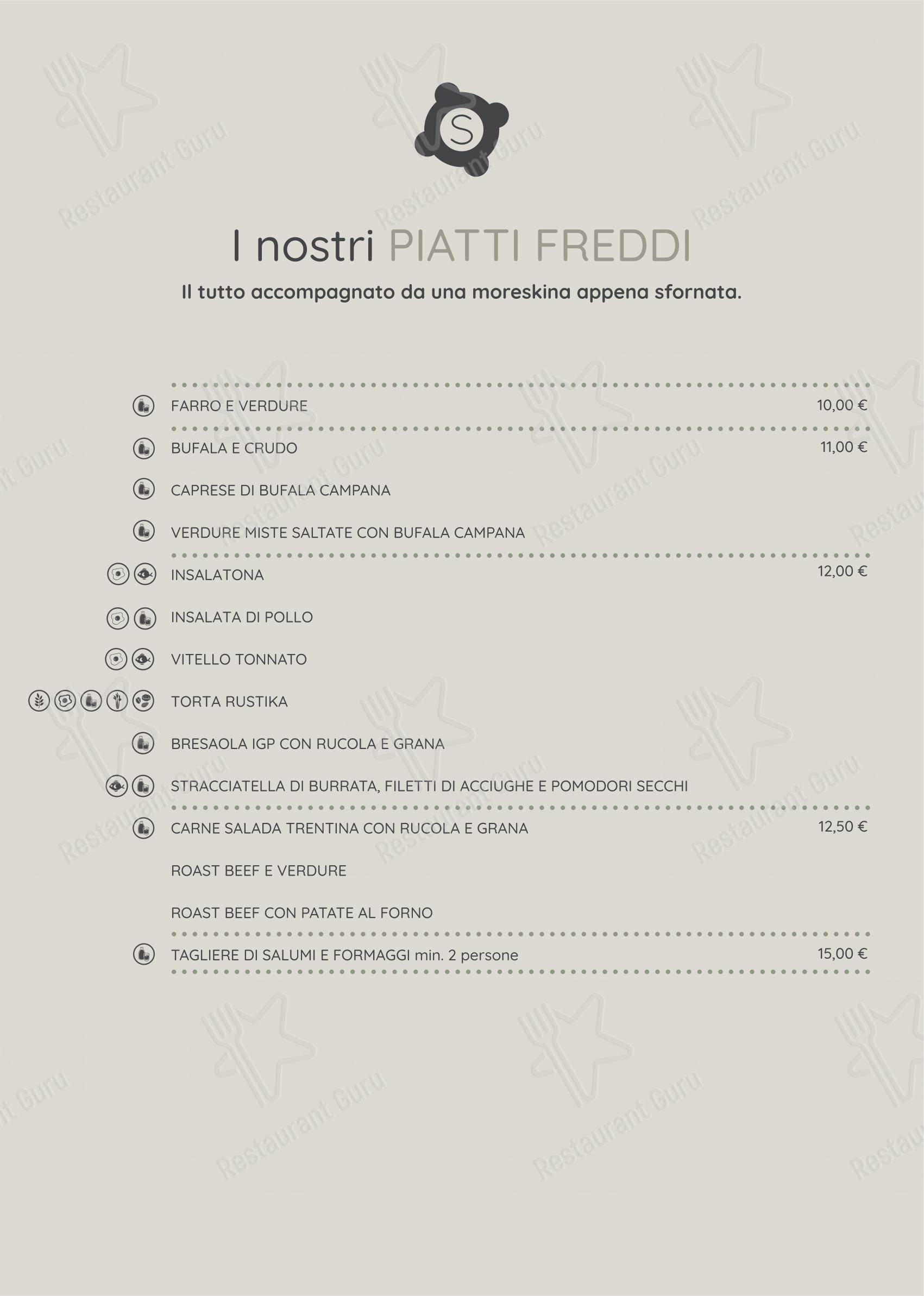 Menu di Strakkino - Menu
