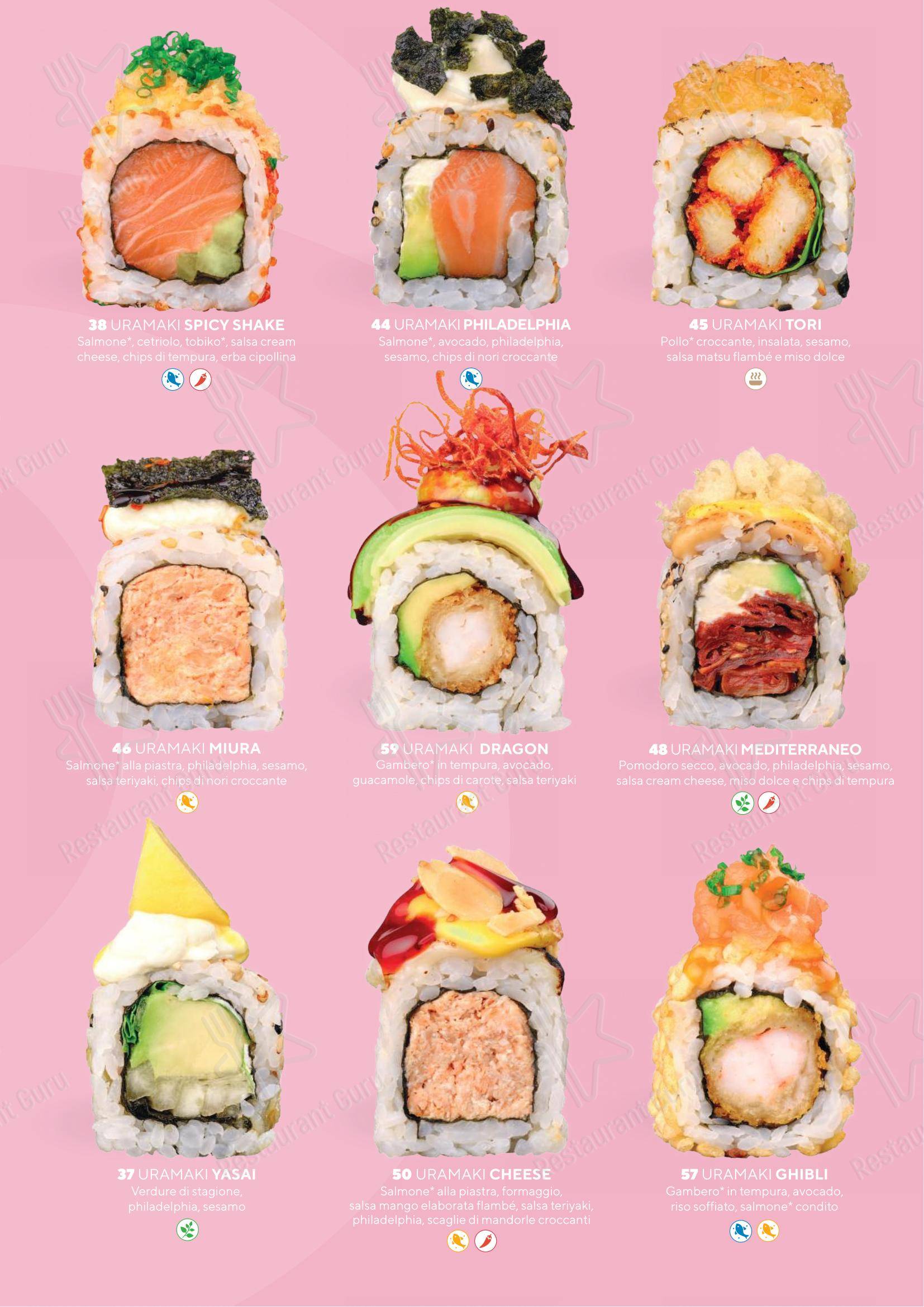 Sushiko Riva del Garda - Blue Garden in Riva del Garda - Menu