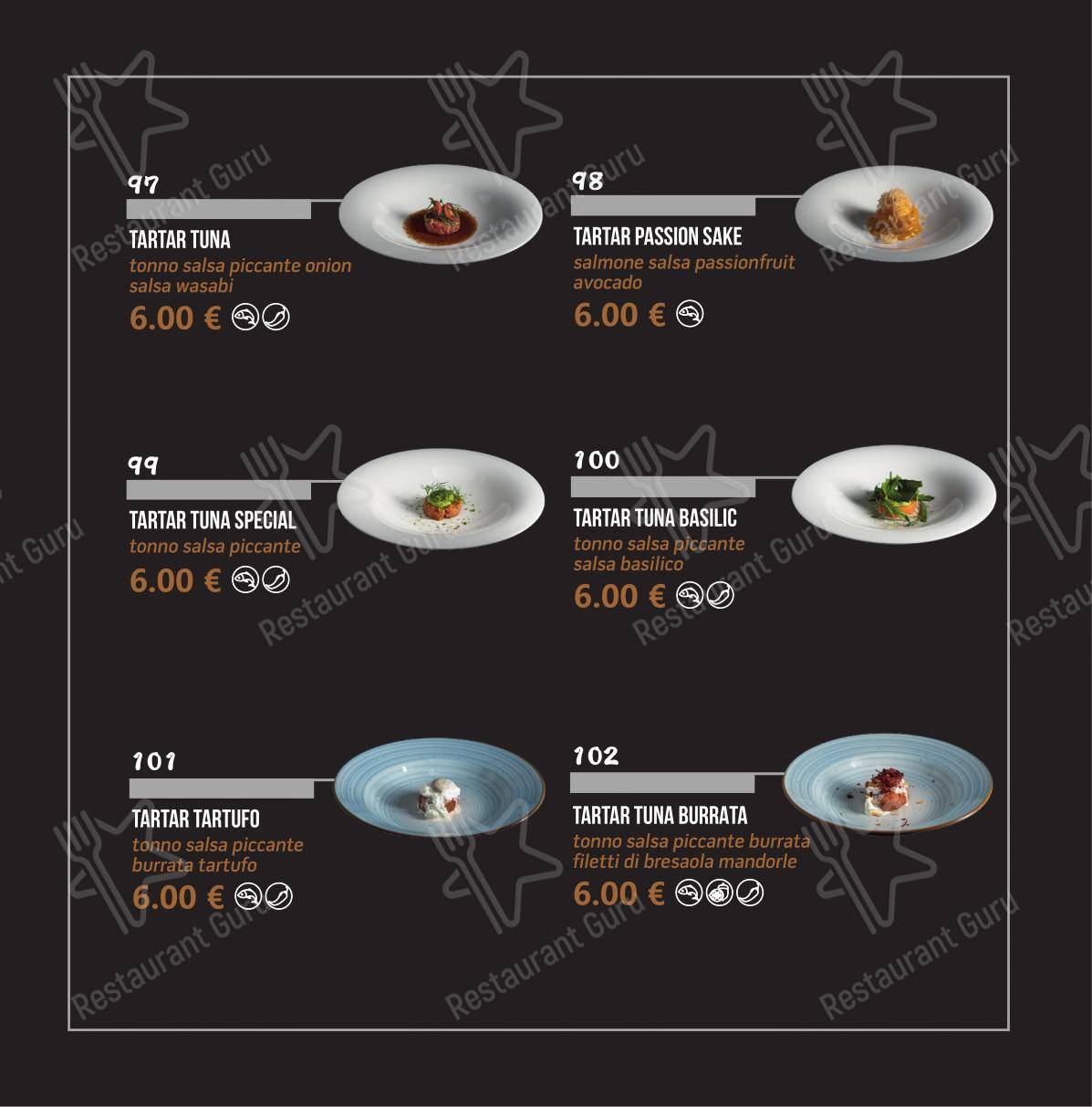 Menu per Taro Sushi in Frosinone