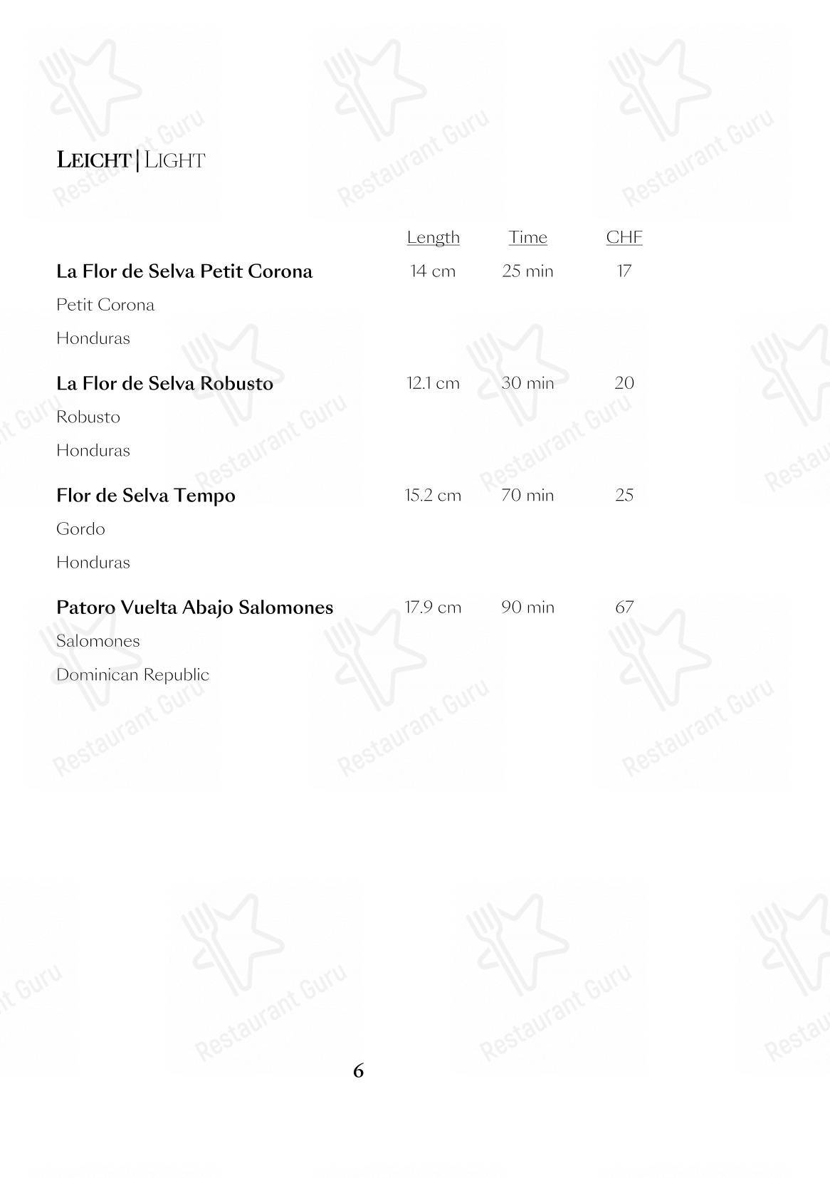 Menu per The Nest pub & bar