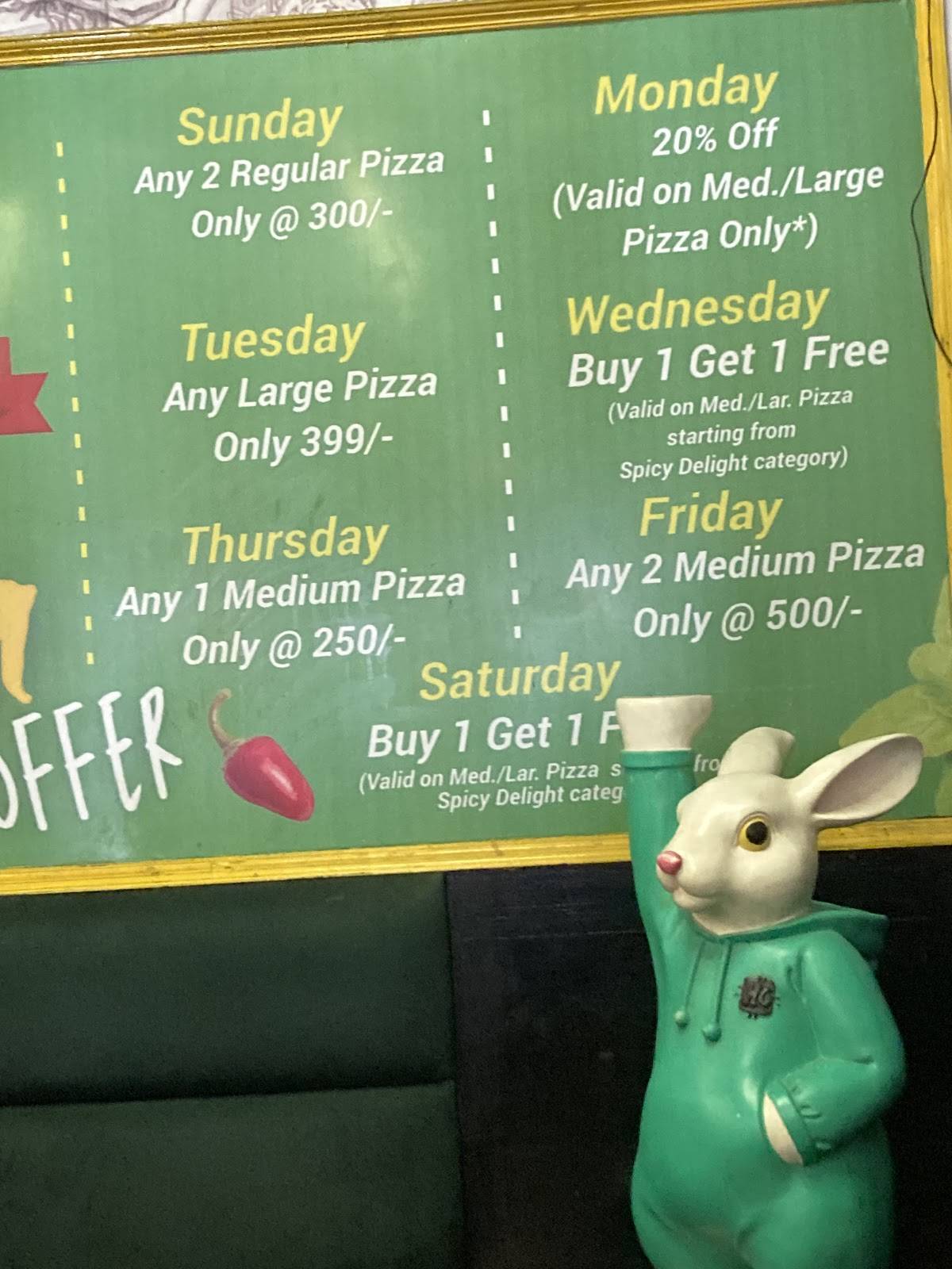 pizzeria hut menu