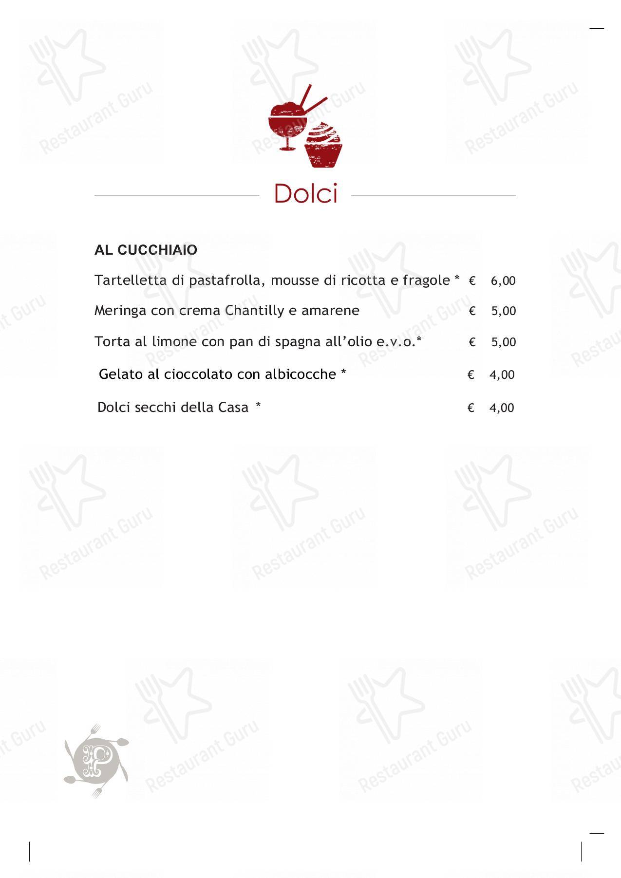 Основное меню pour Casa Poderosa restaurant