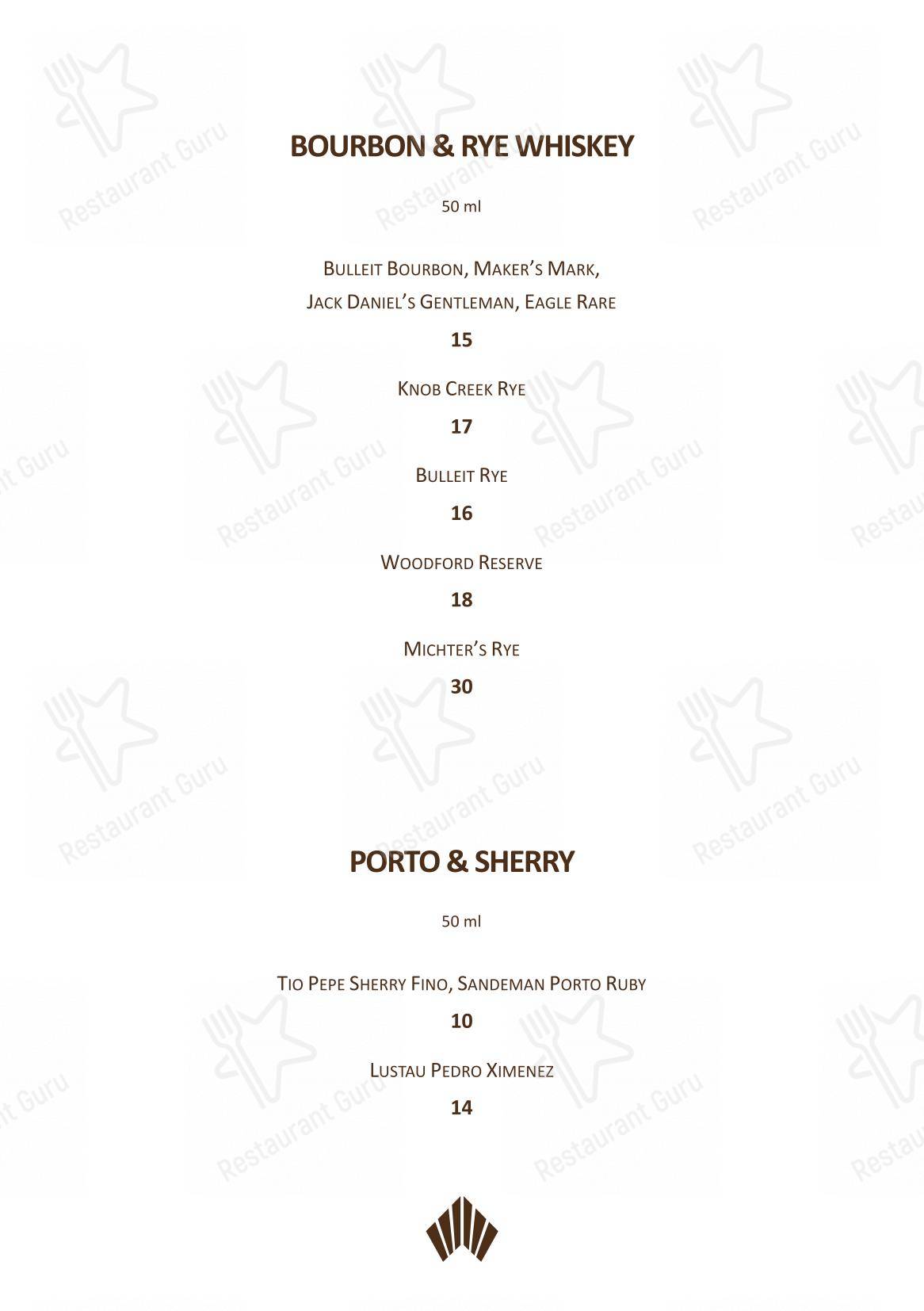 菜单 pour Charlie’s Rooftop Bar pub et bar