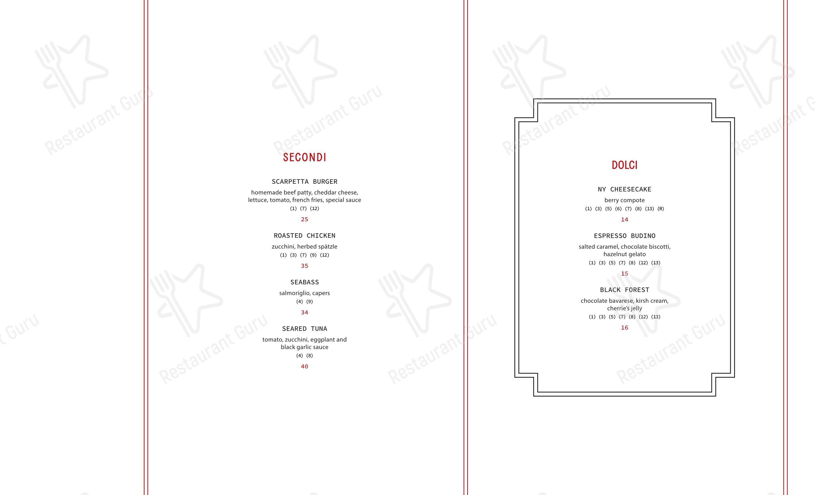 Menu pour Charlie’s Rooftop Bar pub et bar