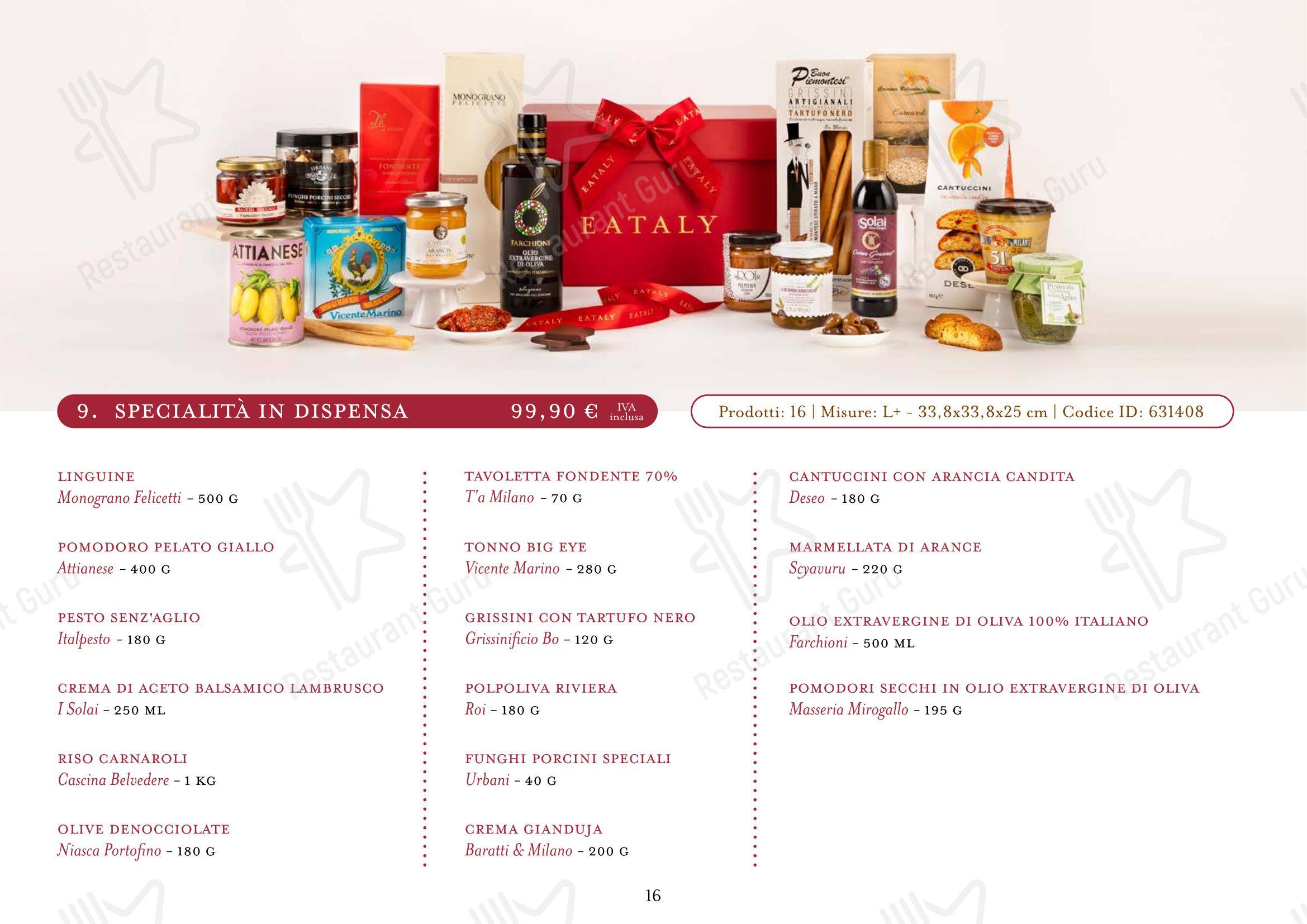 Eataly Torino Lingotto in Torino - Menu bar