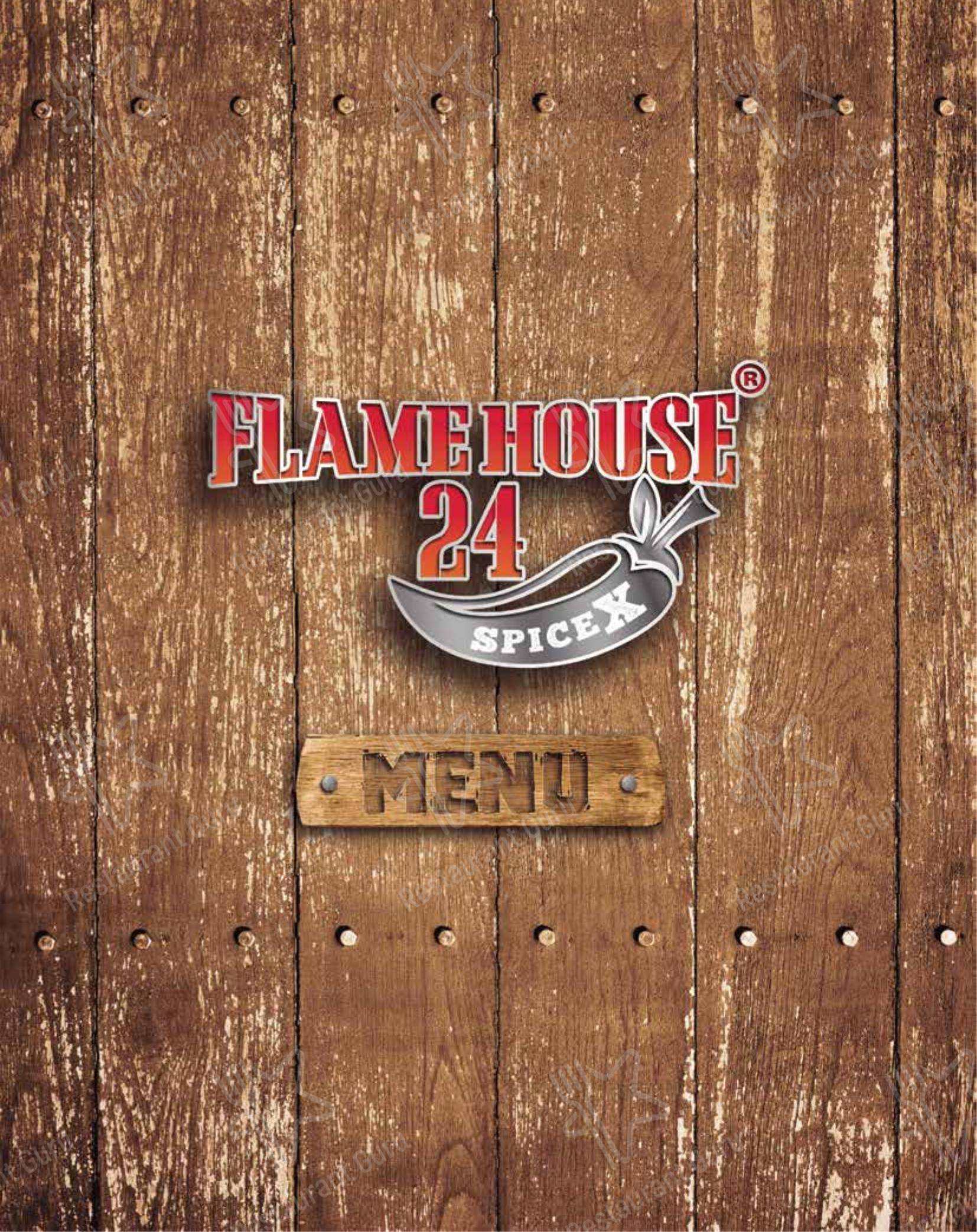 菜单 for the Flame house 24 – Spicy Grilled Chicken Best Biryani in Thrissur restaurant