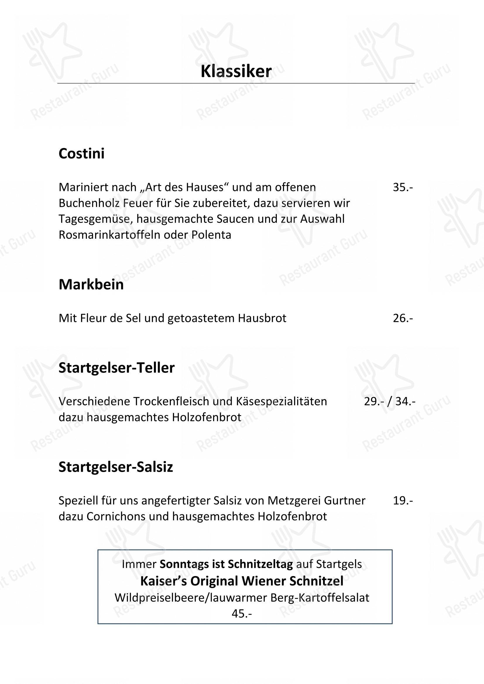 Menu bar per Grandis Ustria da Vin in Laax
