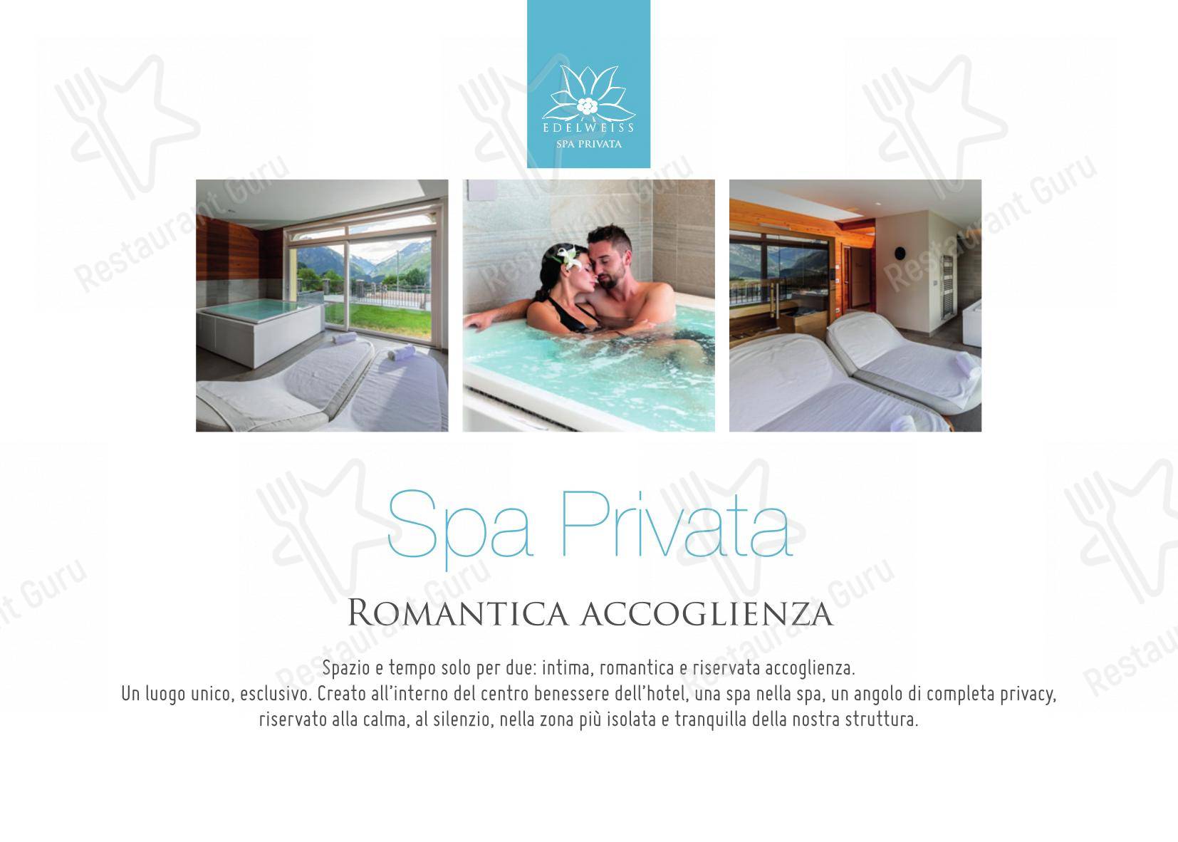 菜单 per Albergo Ristorante Edelweiss - Larespa in Crodo