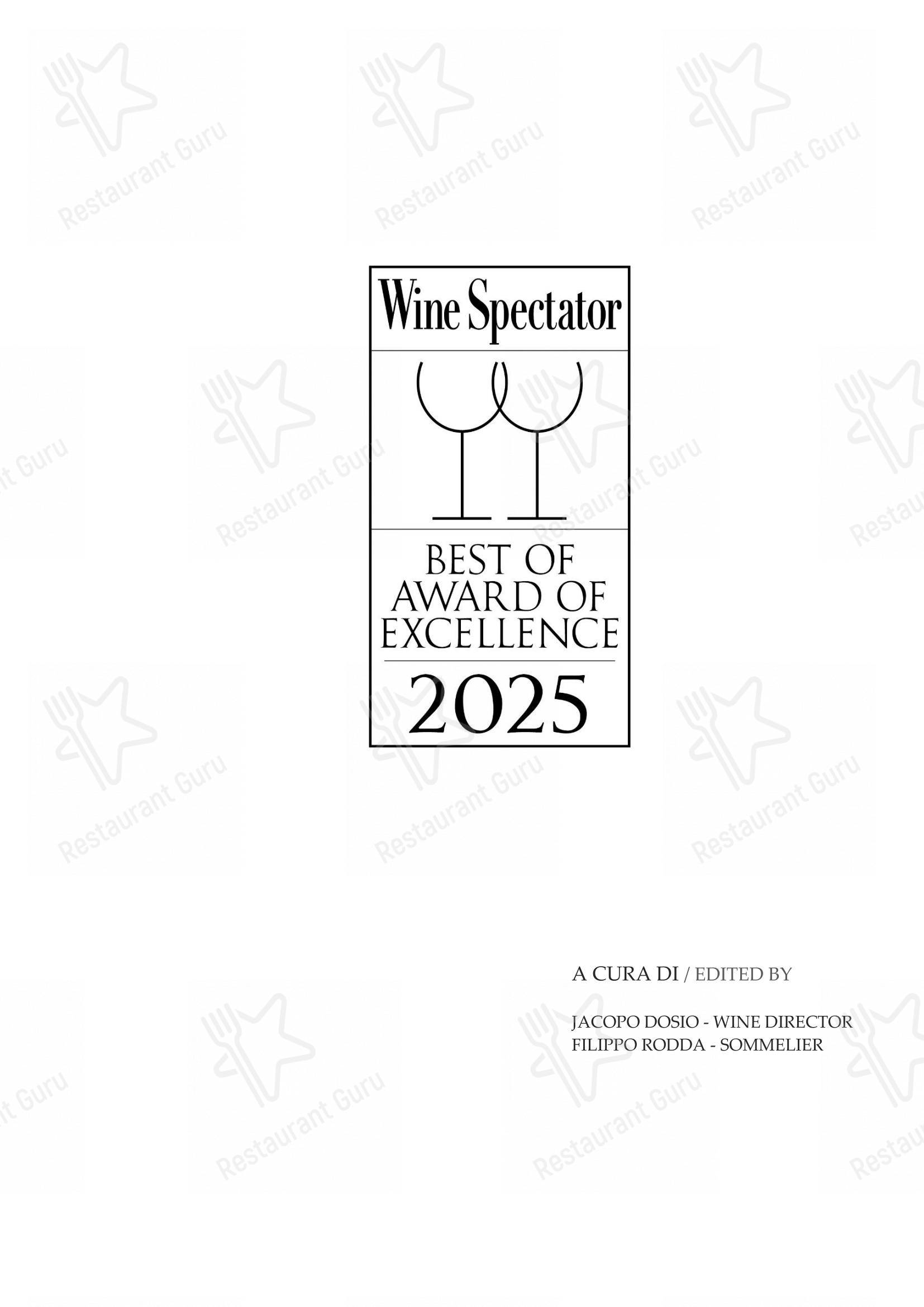 菜单 per La Piola ristorante