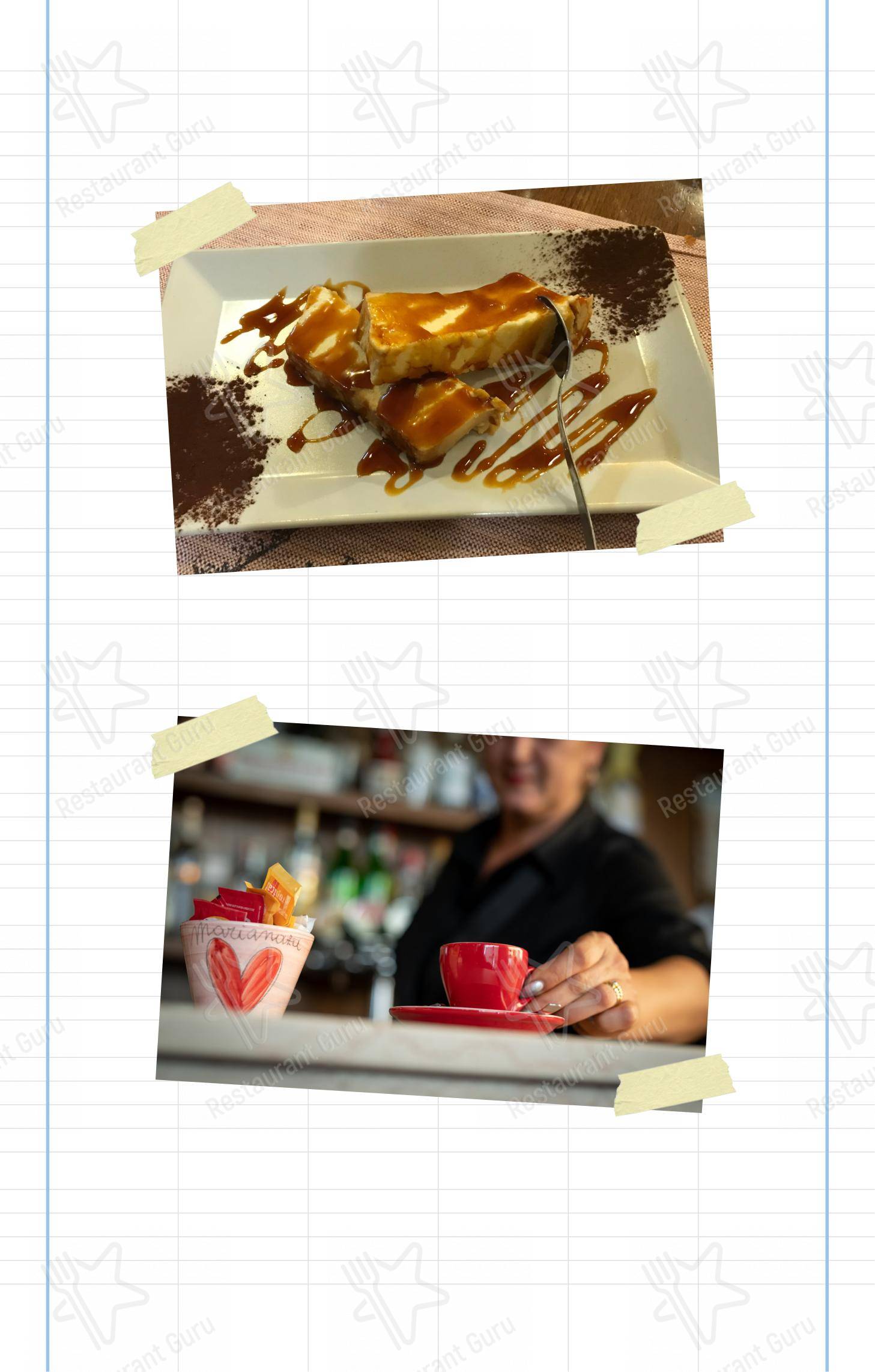 Marianaza in Faenza - Menu