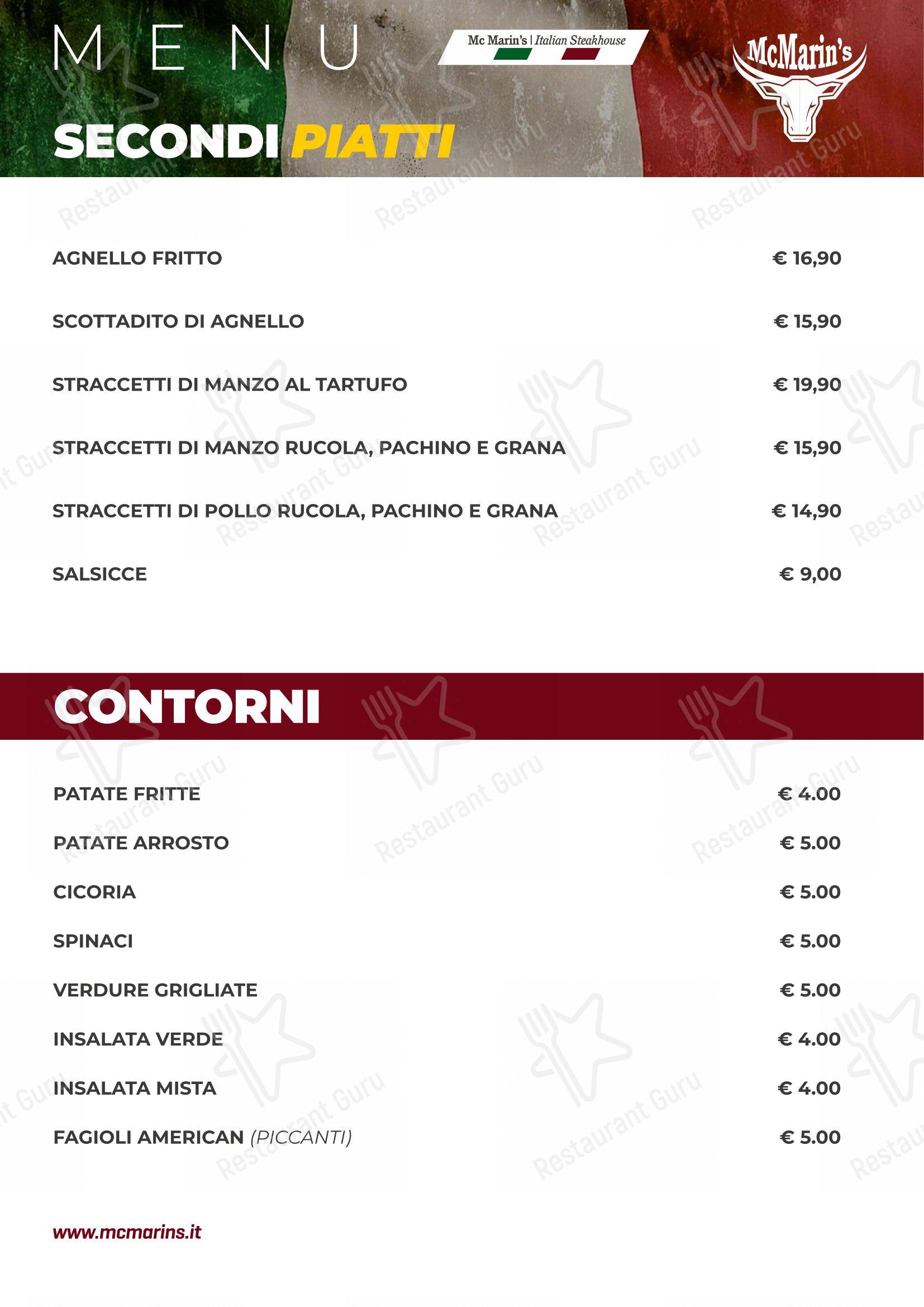 Menu di La Locanda Del Drago - Menu