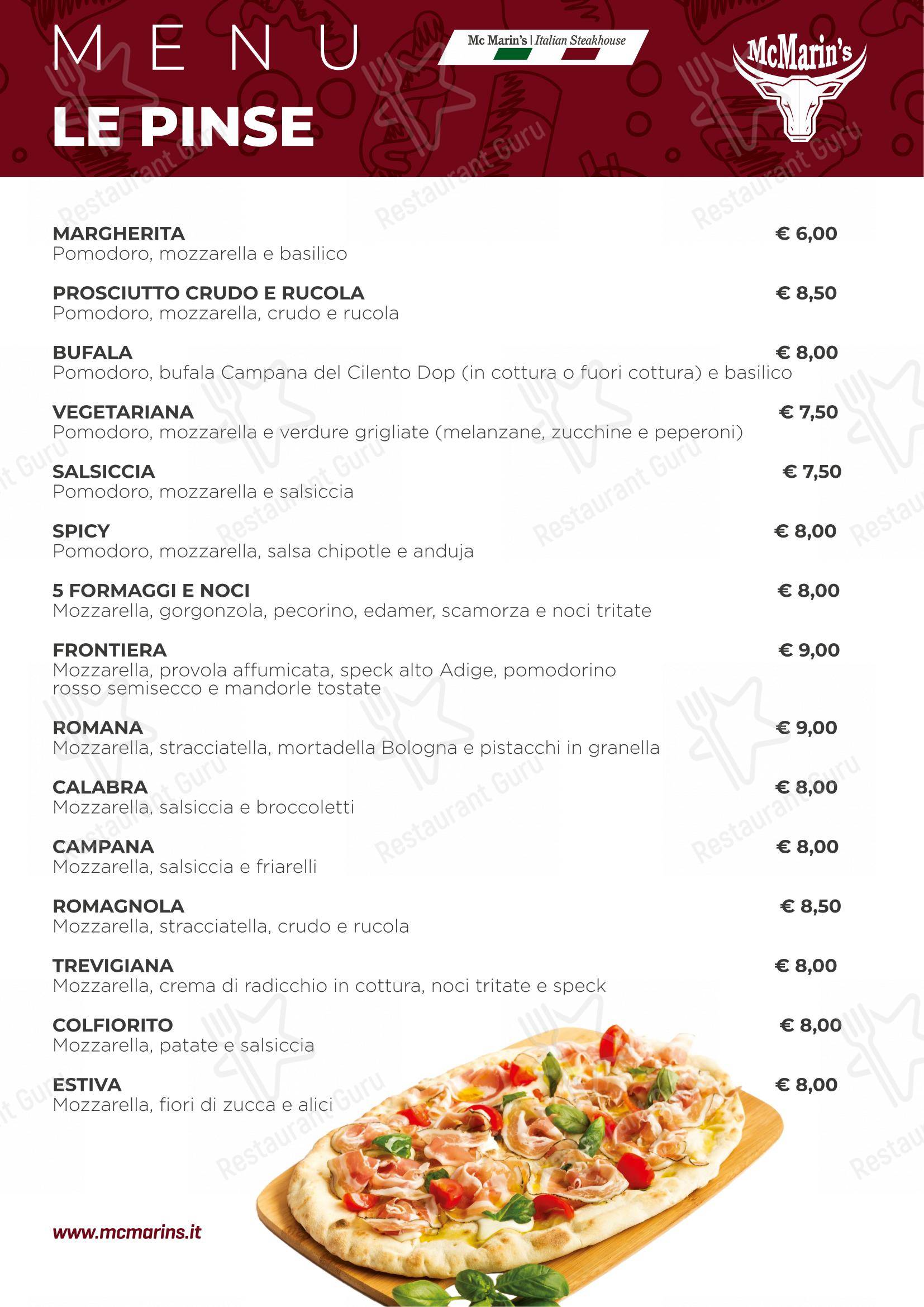 Menu di La Locanda Del Drago - Menu bar