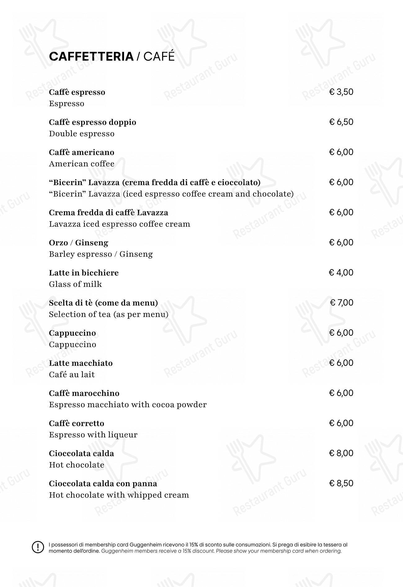 Menu di Museum Cafè - Menu