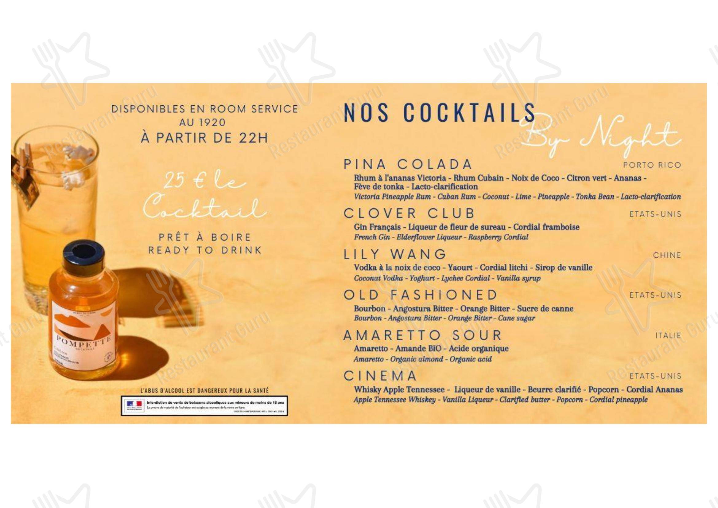 Крафт меню pour Restaurant Le Duc - Nice dans Nice