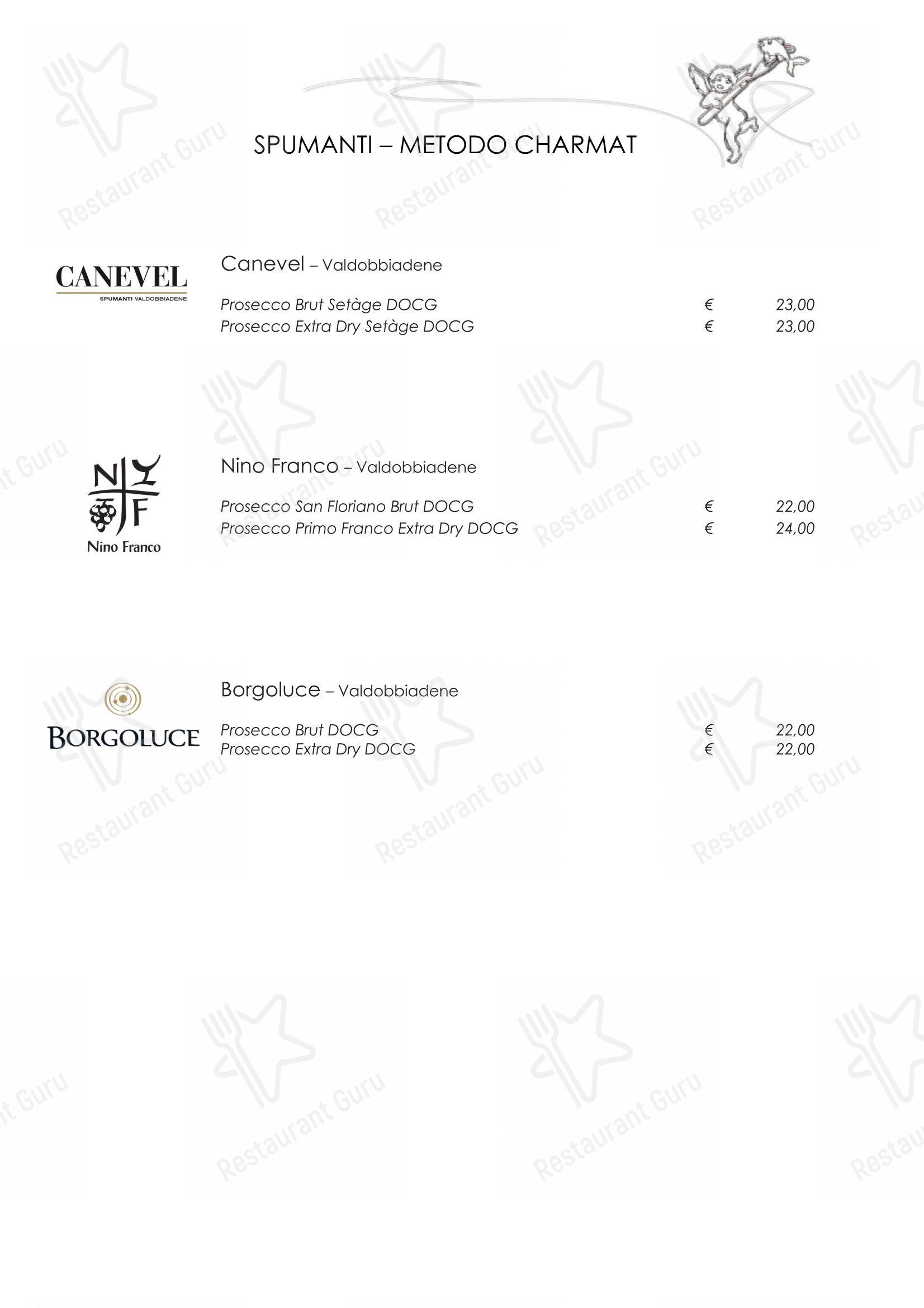 Menu bar per Ristorante Mare Divino in Dolo