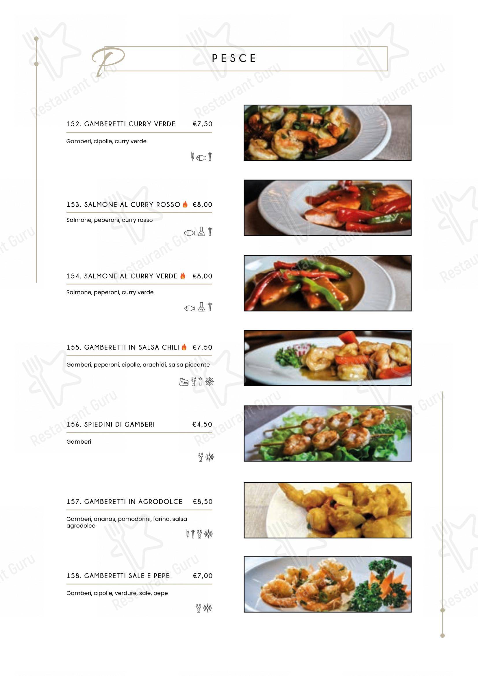 Menu per Ristorante Miyako in Bologna