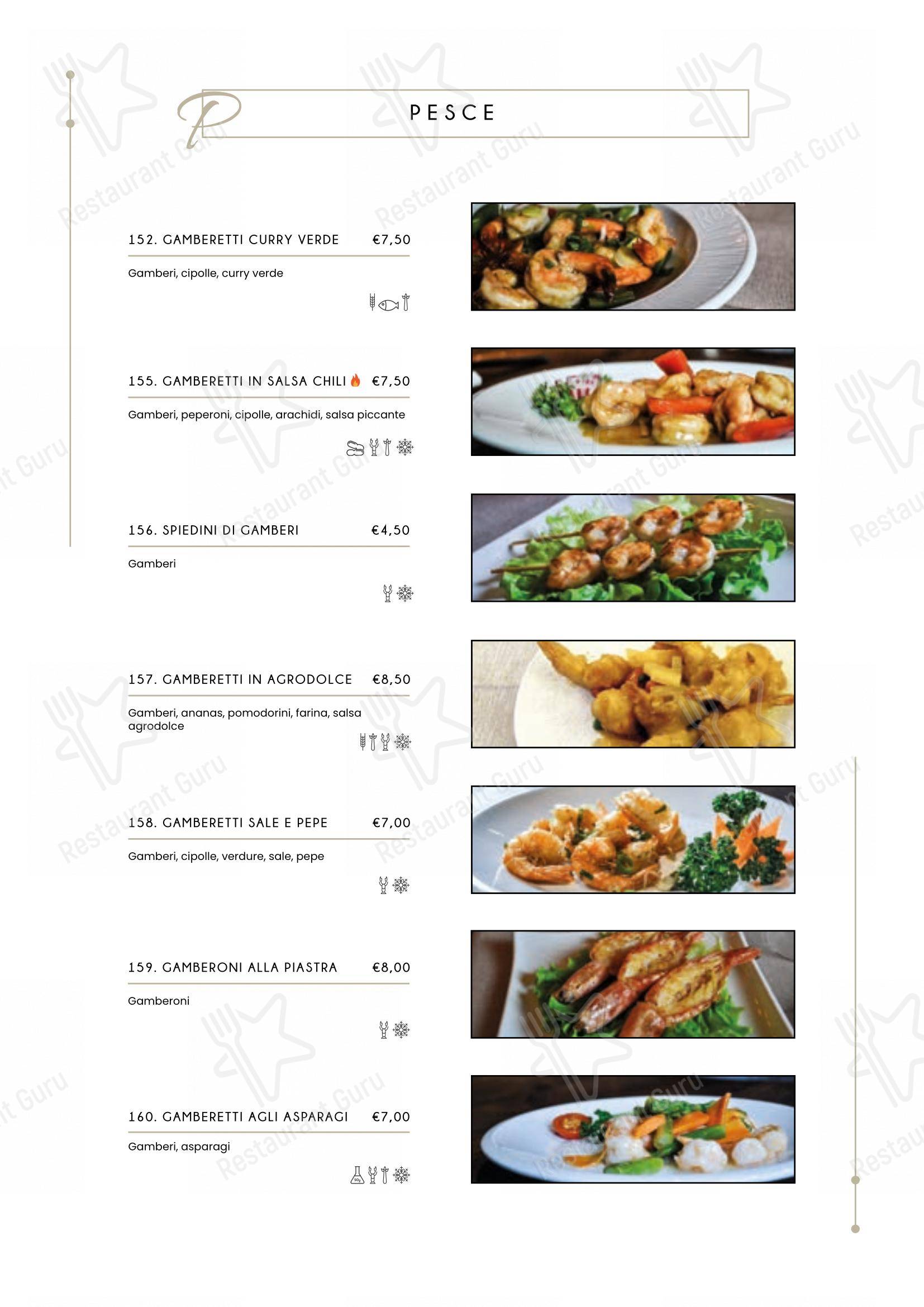 Menu bar per Ristorante Miyako ristorante