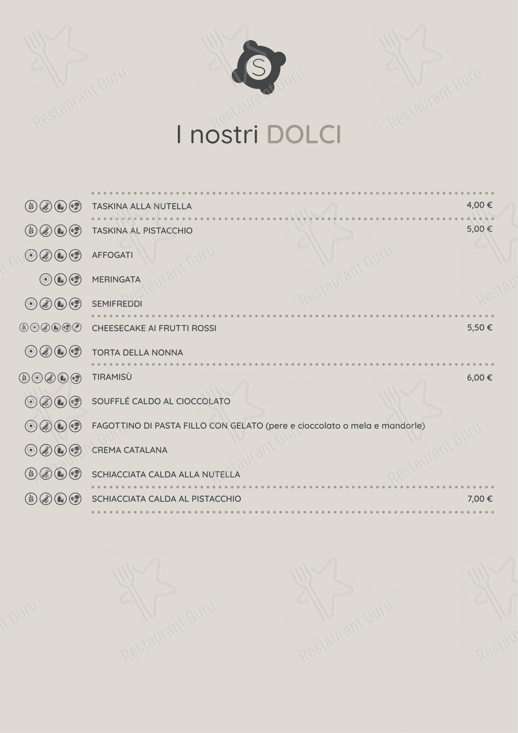 Menu di Strakkino - Menu bar