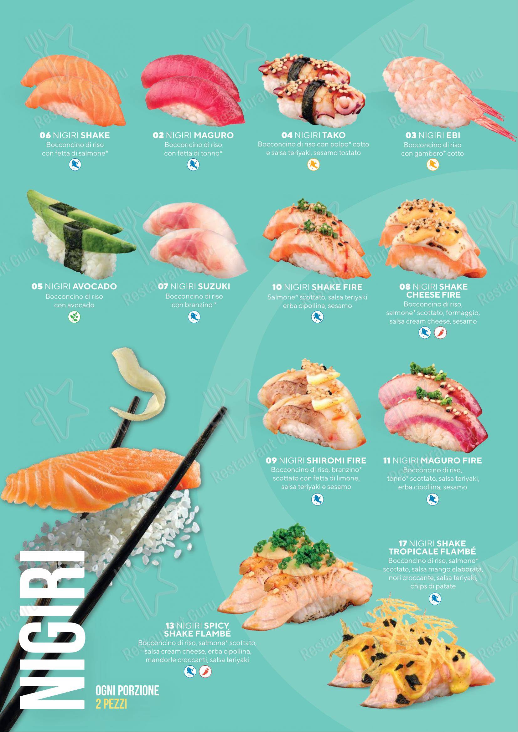 Sushiko Riva del Garda - Blue Garden in Riva del Garda - Menu