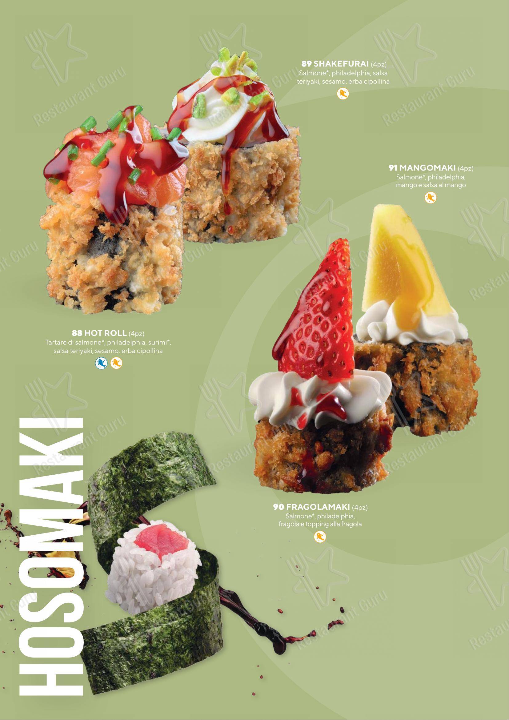 Menu per Sushiko Riva del Garda - Blue Garden ristorante