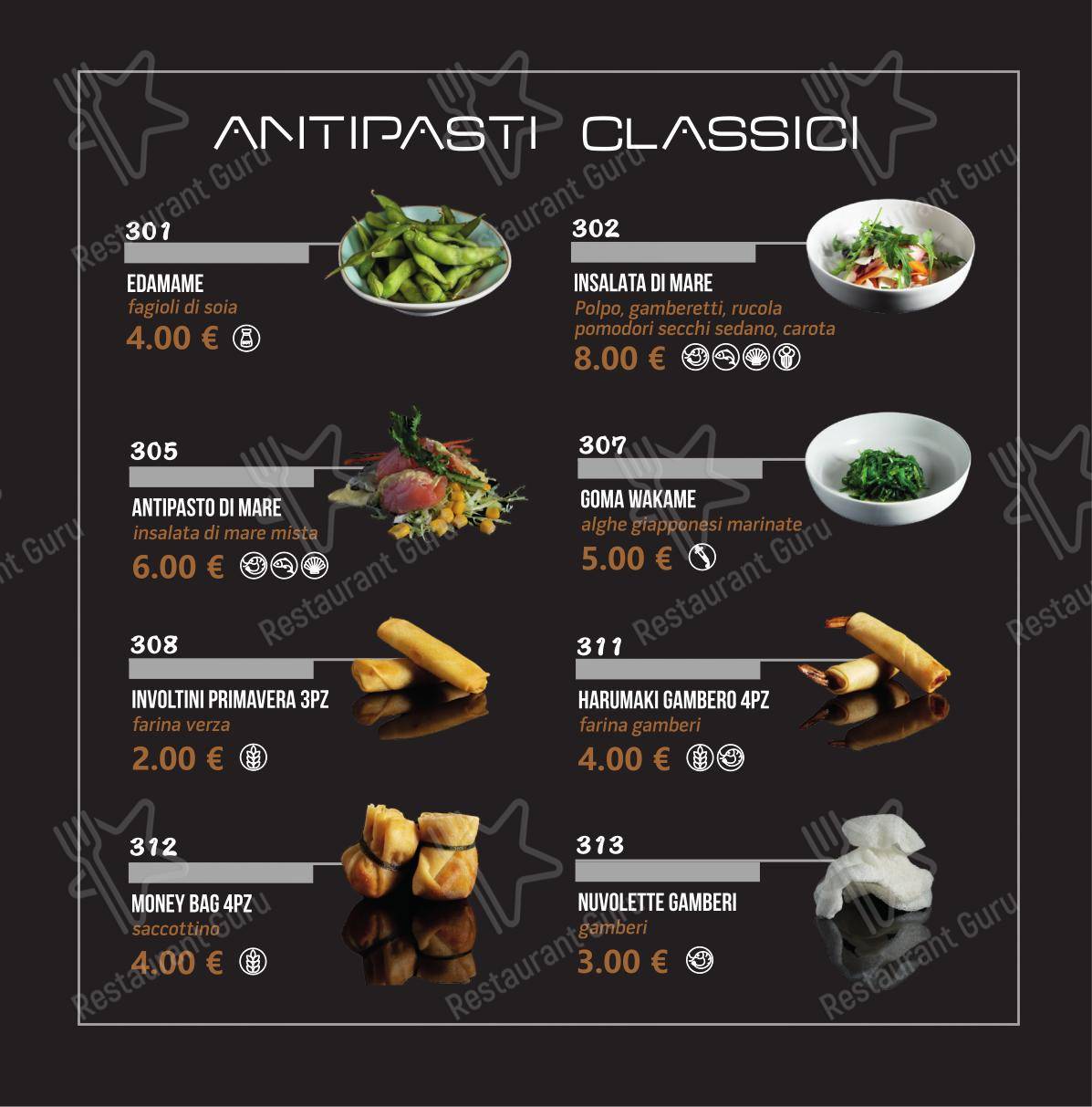 Taro Sushi in Frosinone - Menu