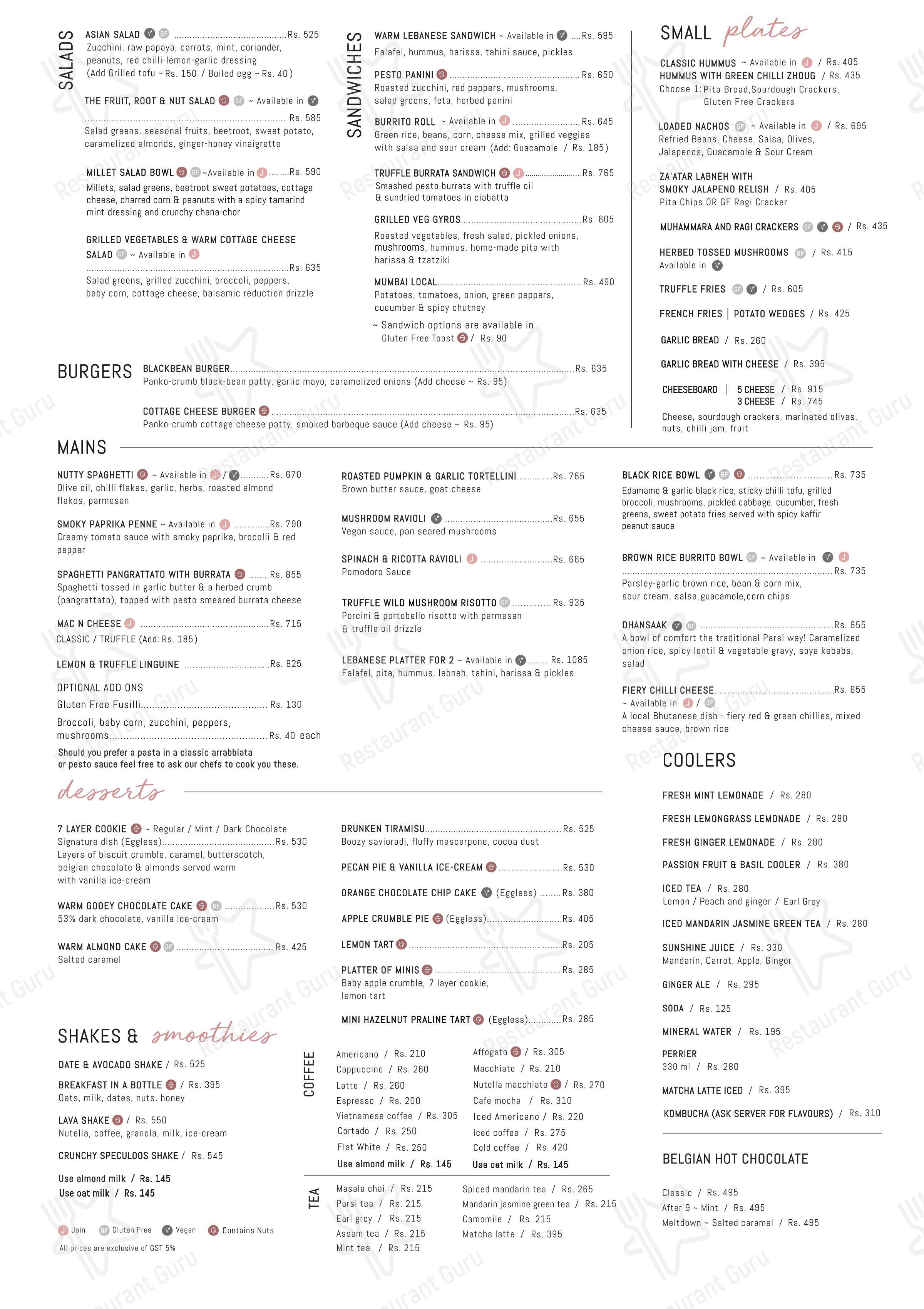 The Nutcracker in Mumbai - 菜单