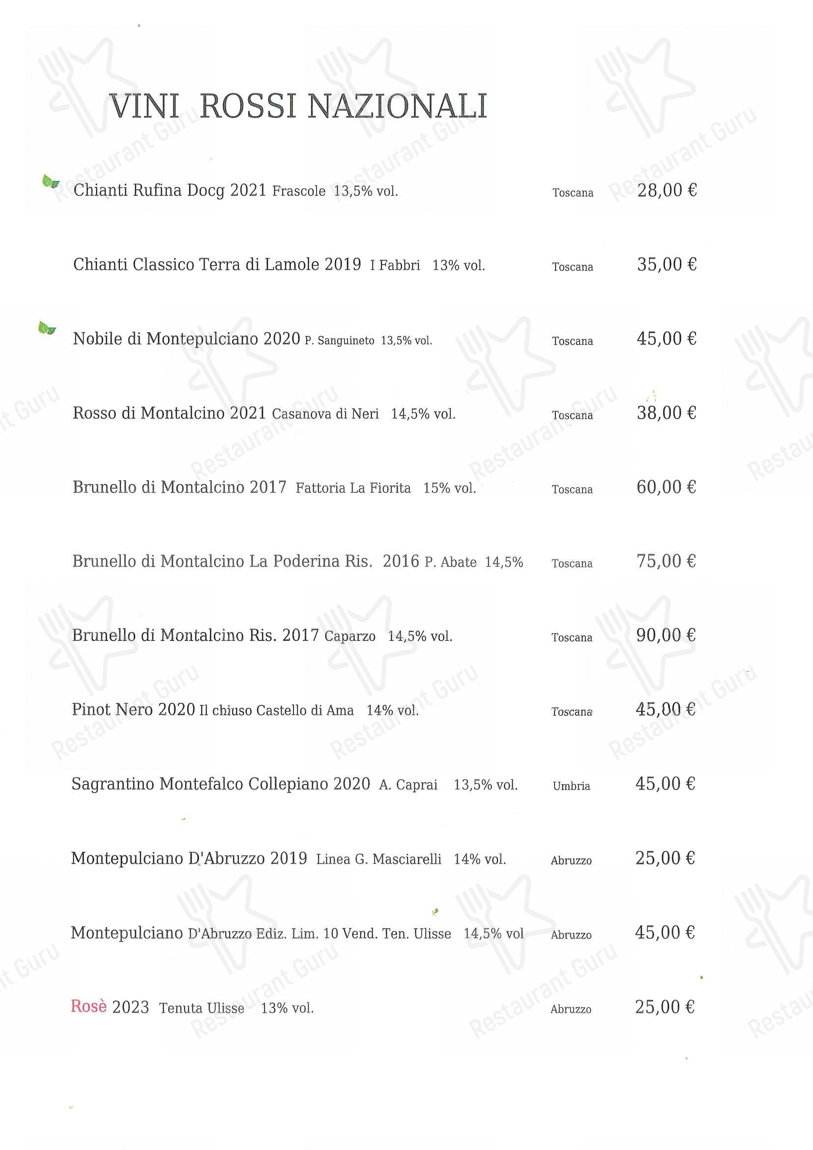 Menu di Trattoria Molin Vecio - Детское