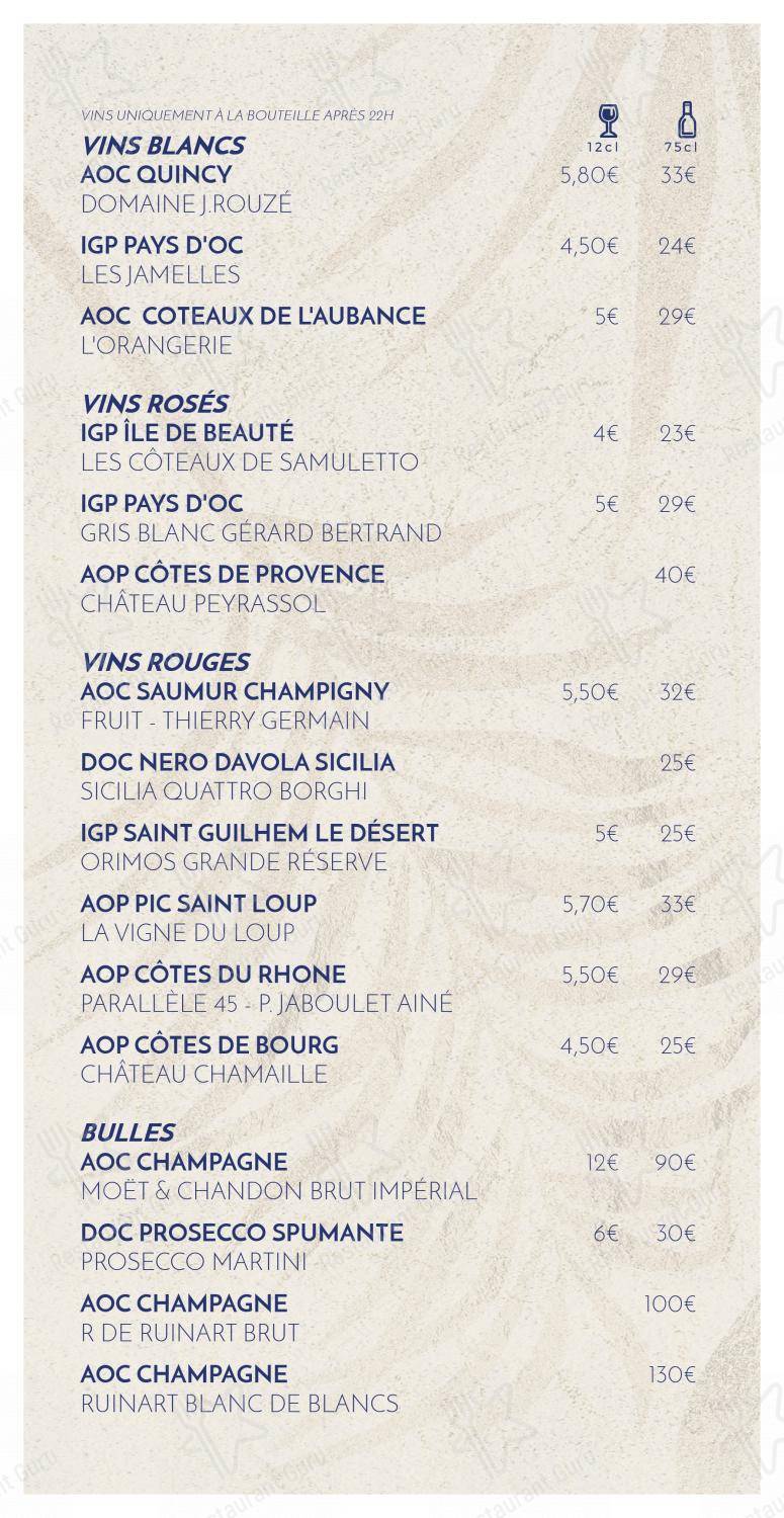 VINYA dans Vallet - Menu