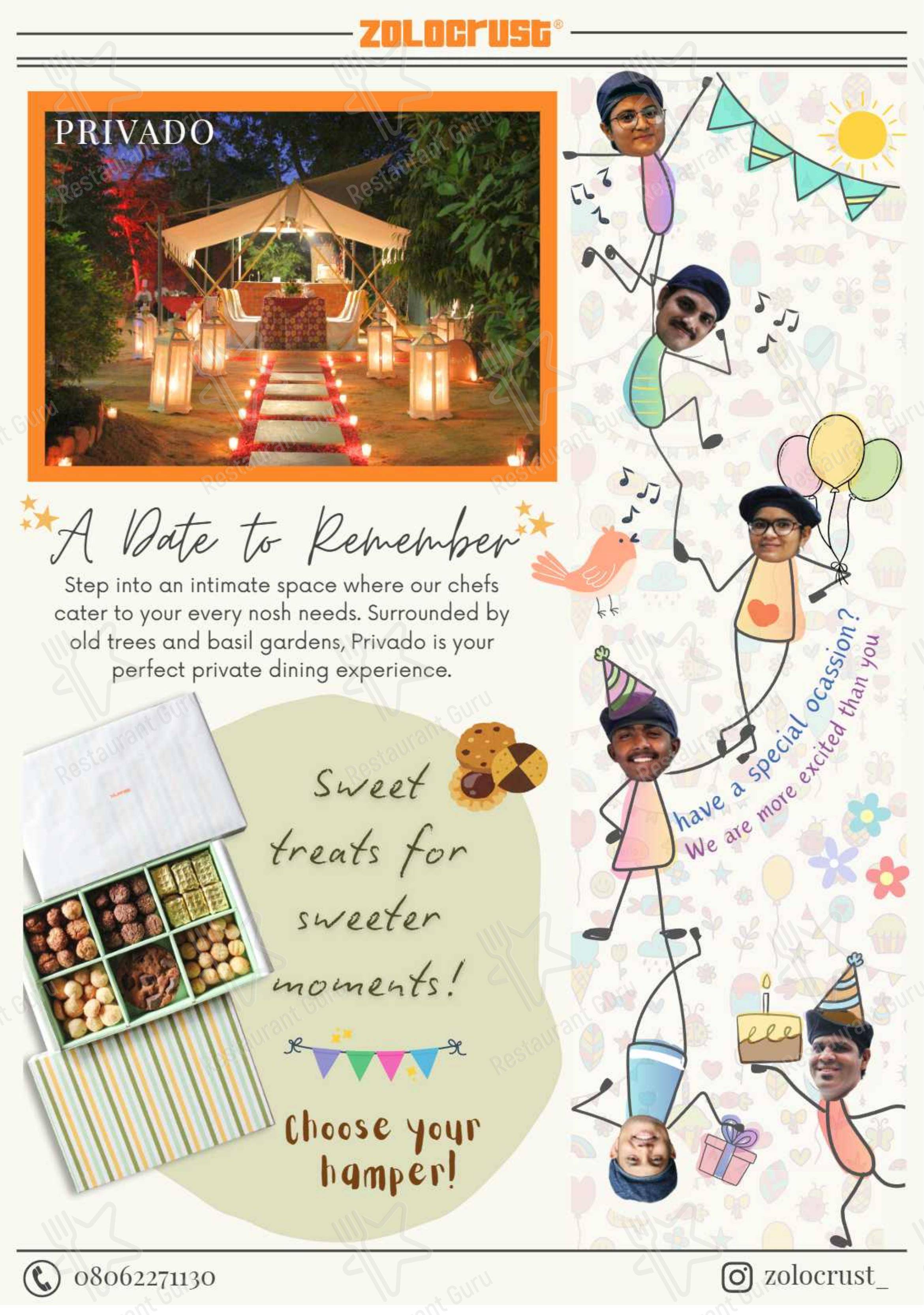 Ночное меню for Zolocrust in Jaipur