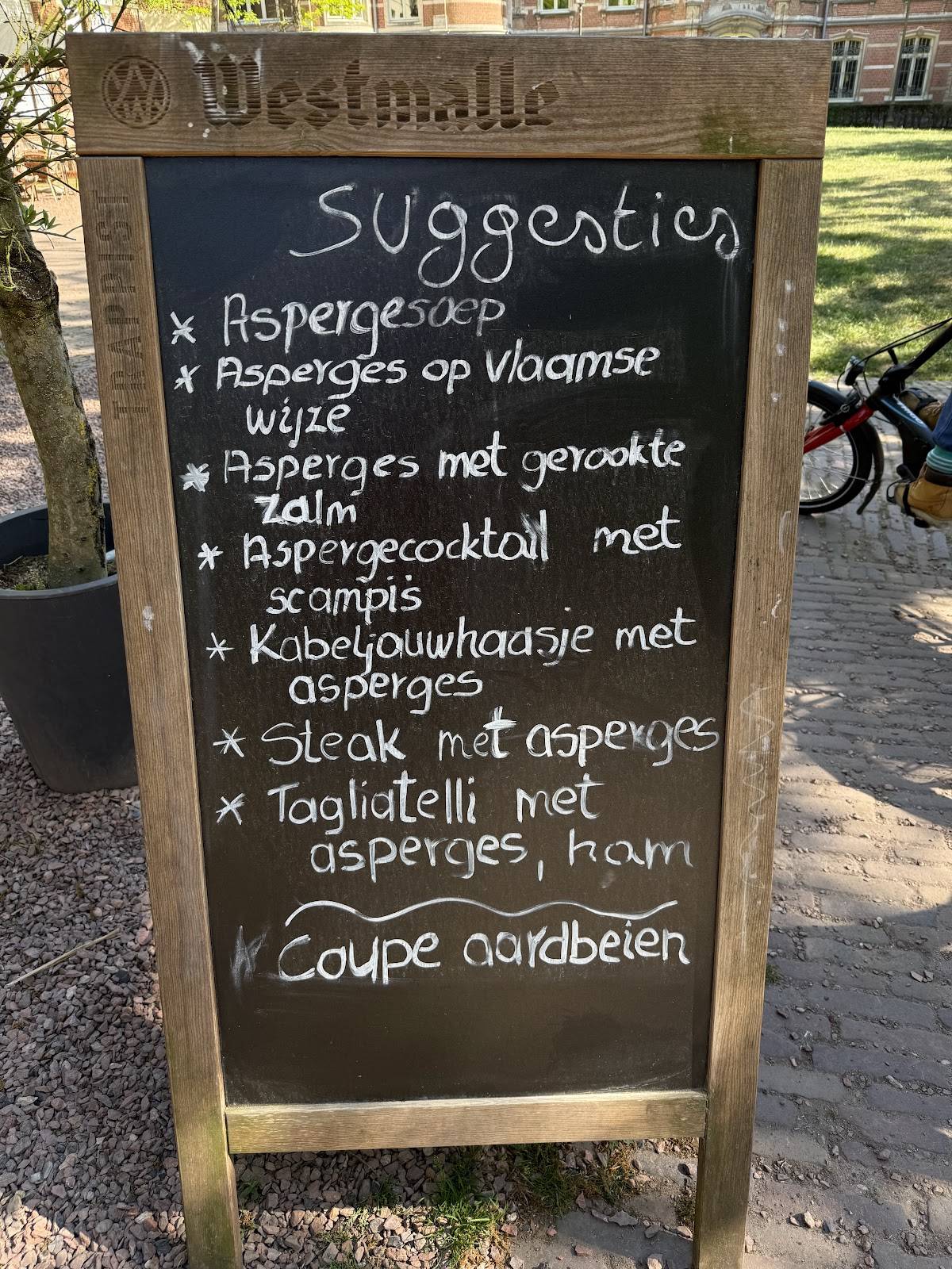 Menu de ‘t Koetshuis