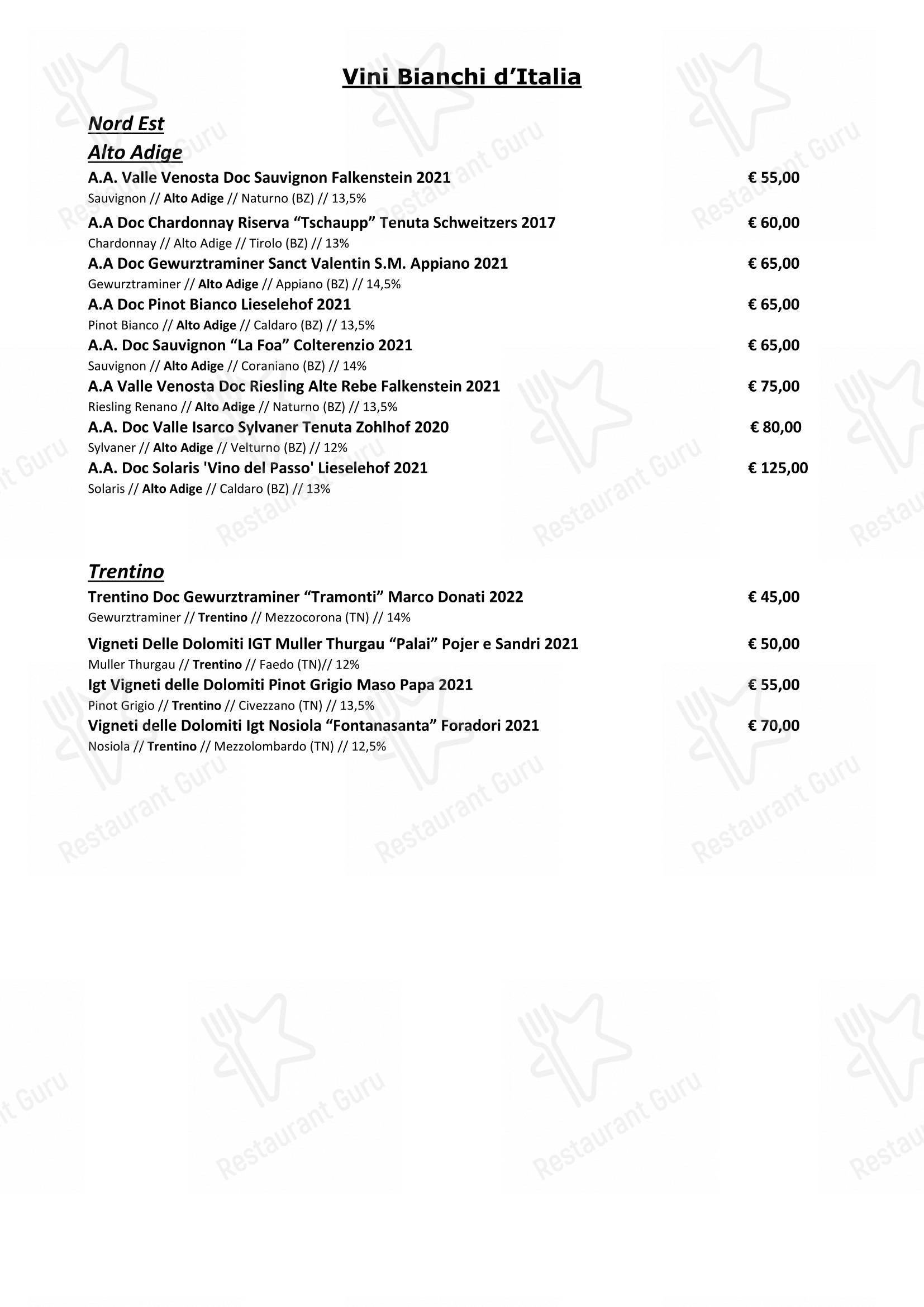 Основное меню per Moma pub & bar