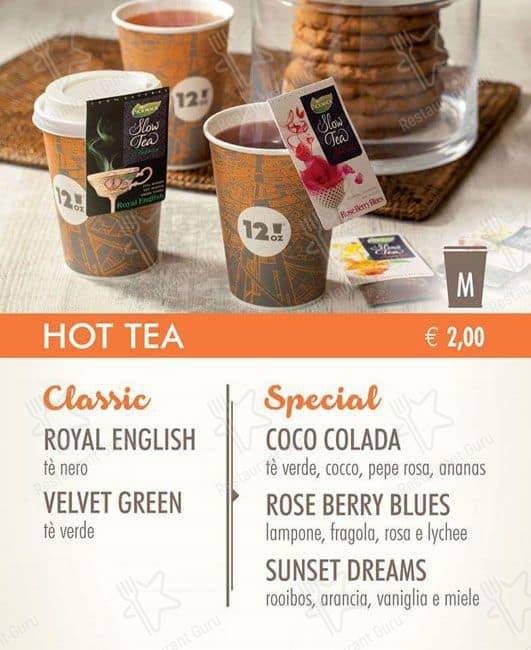 Menu de 12oz Coffee Joint