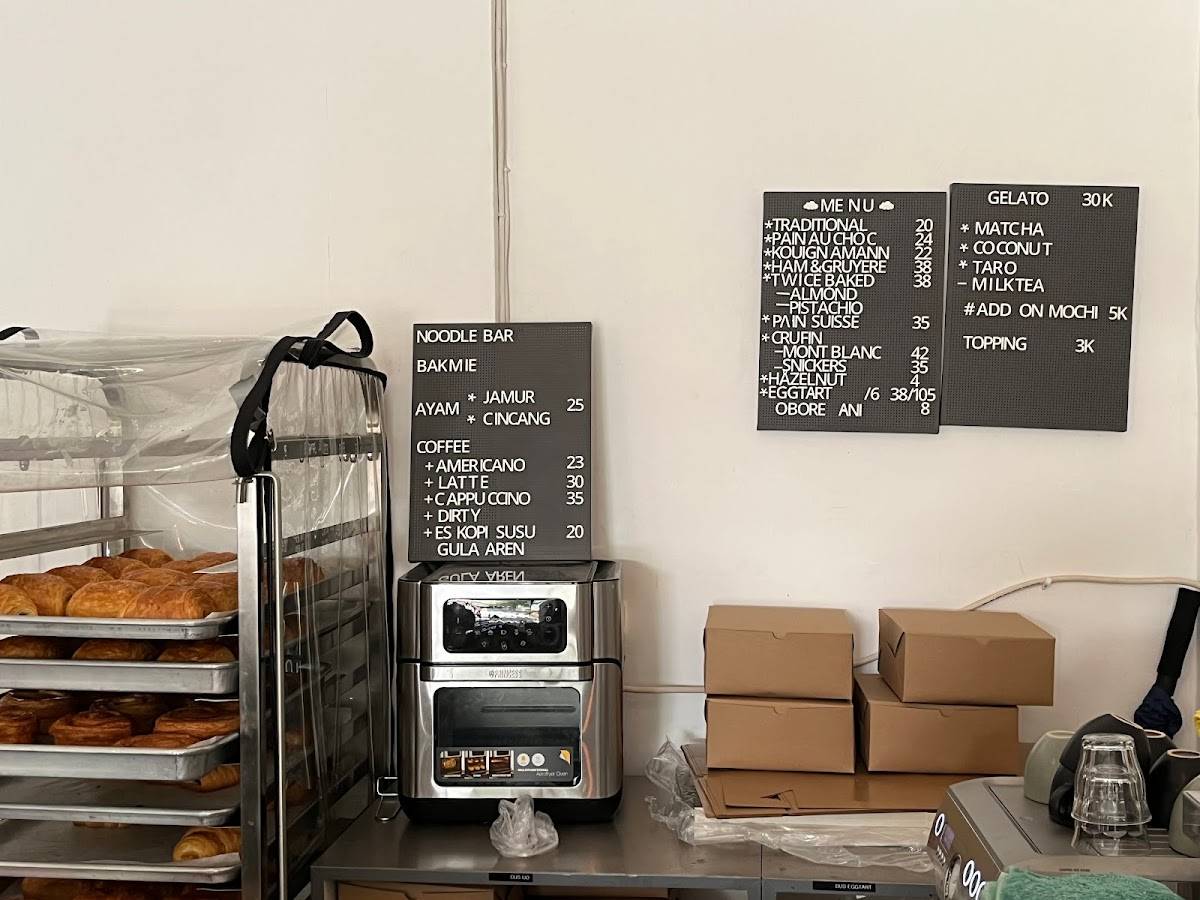 Menu at 180° Bakery and Coffee, Jakarta