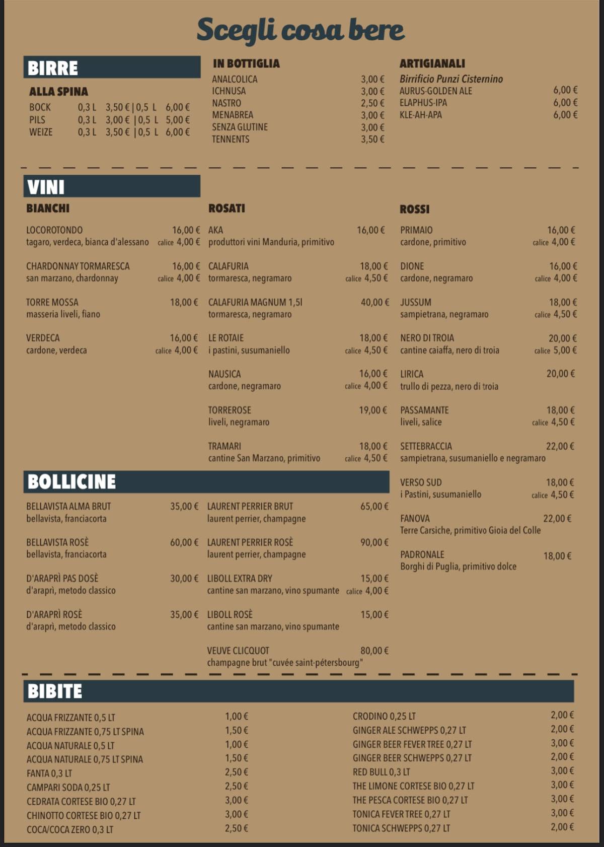 Menu di 20m2 - CISTERNINO 
