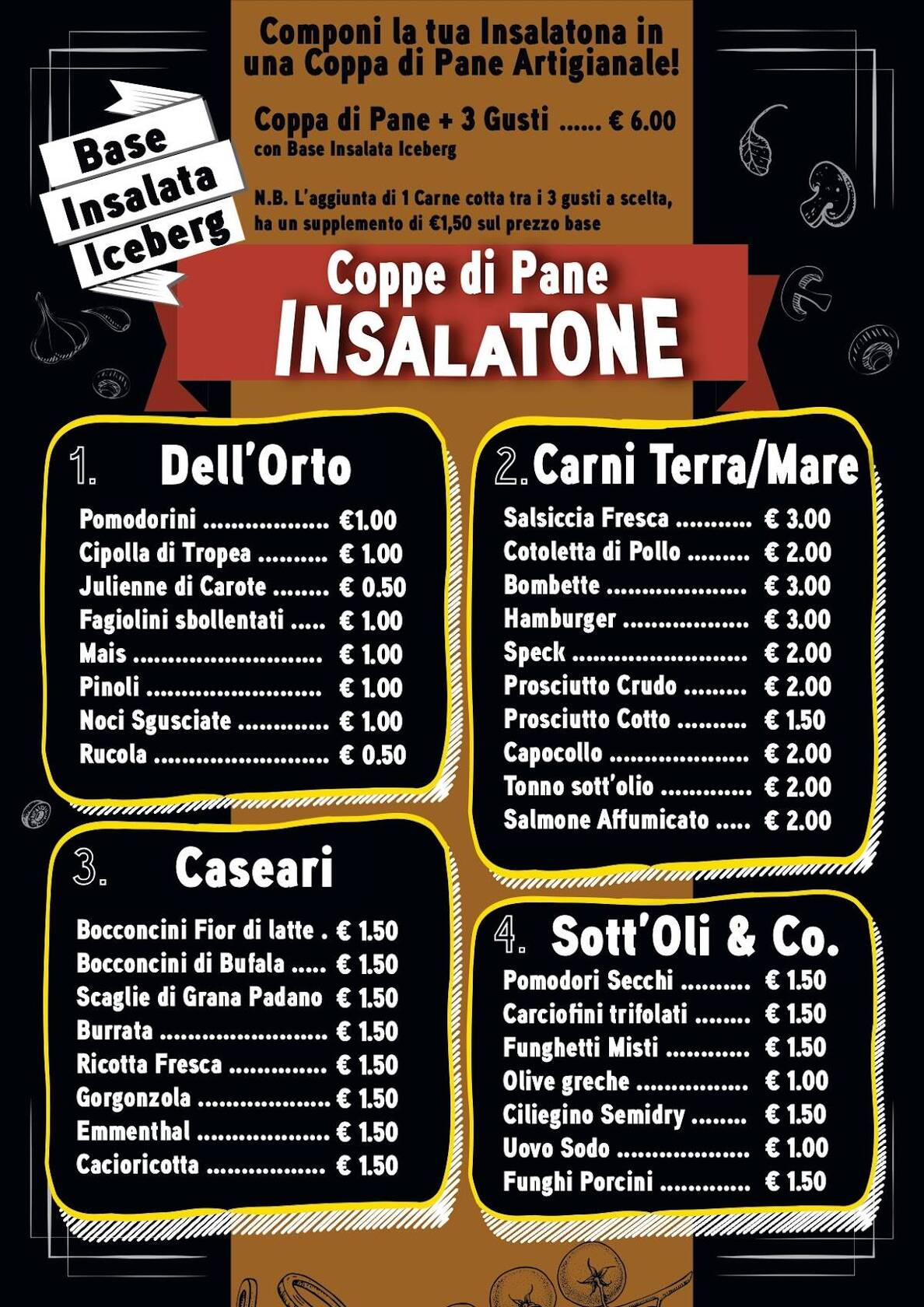 Menu di A Modo Nostro 